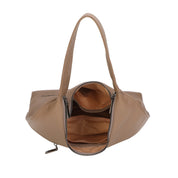 Haven Leather Shoulder Bag - Deep Taupe