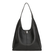 Haven Leather Shoulder Bag - Black