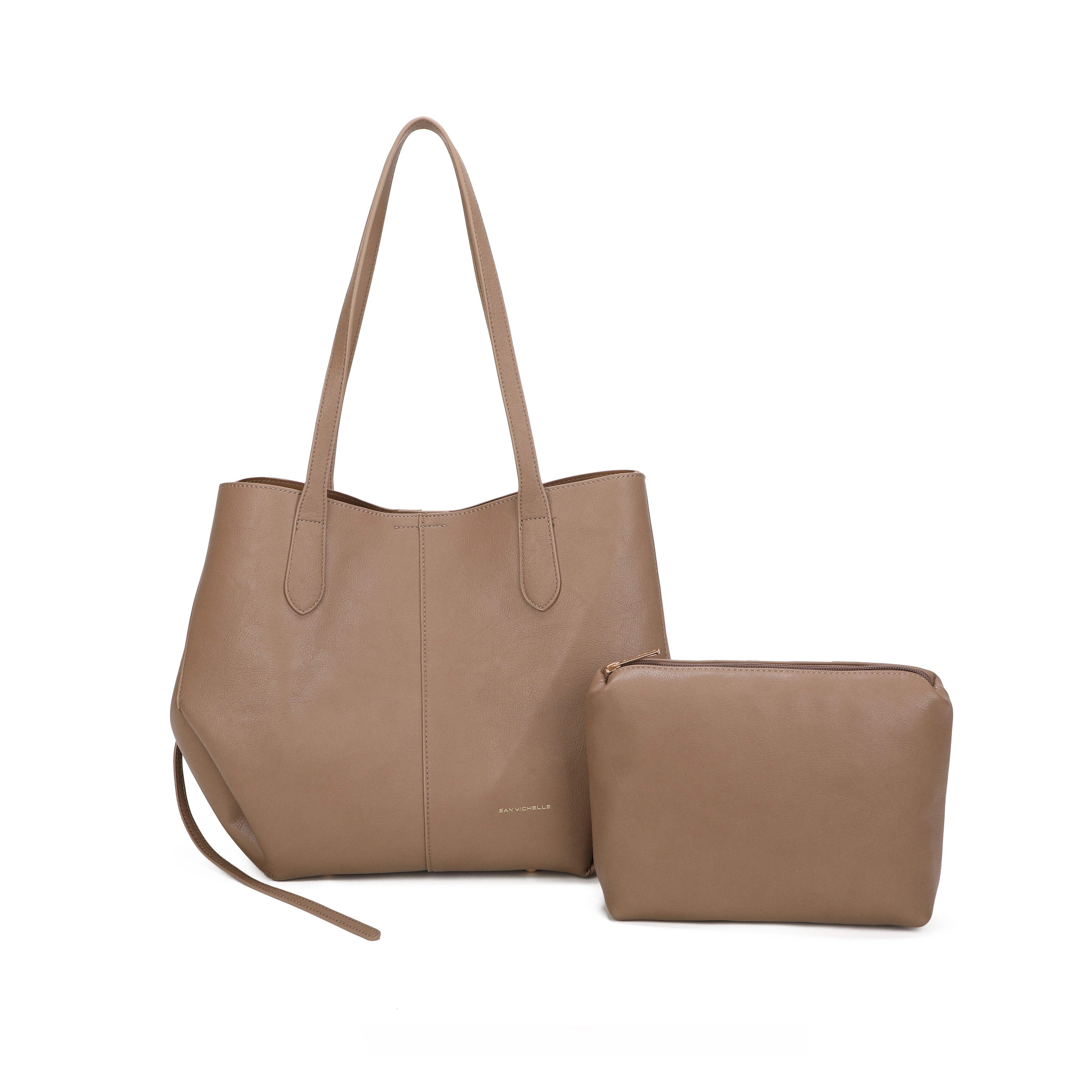 Carly Tote Bag - Taupe