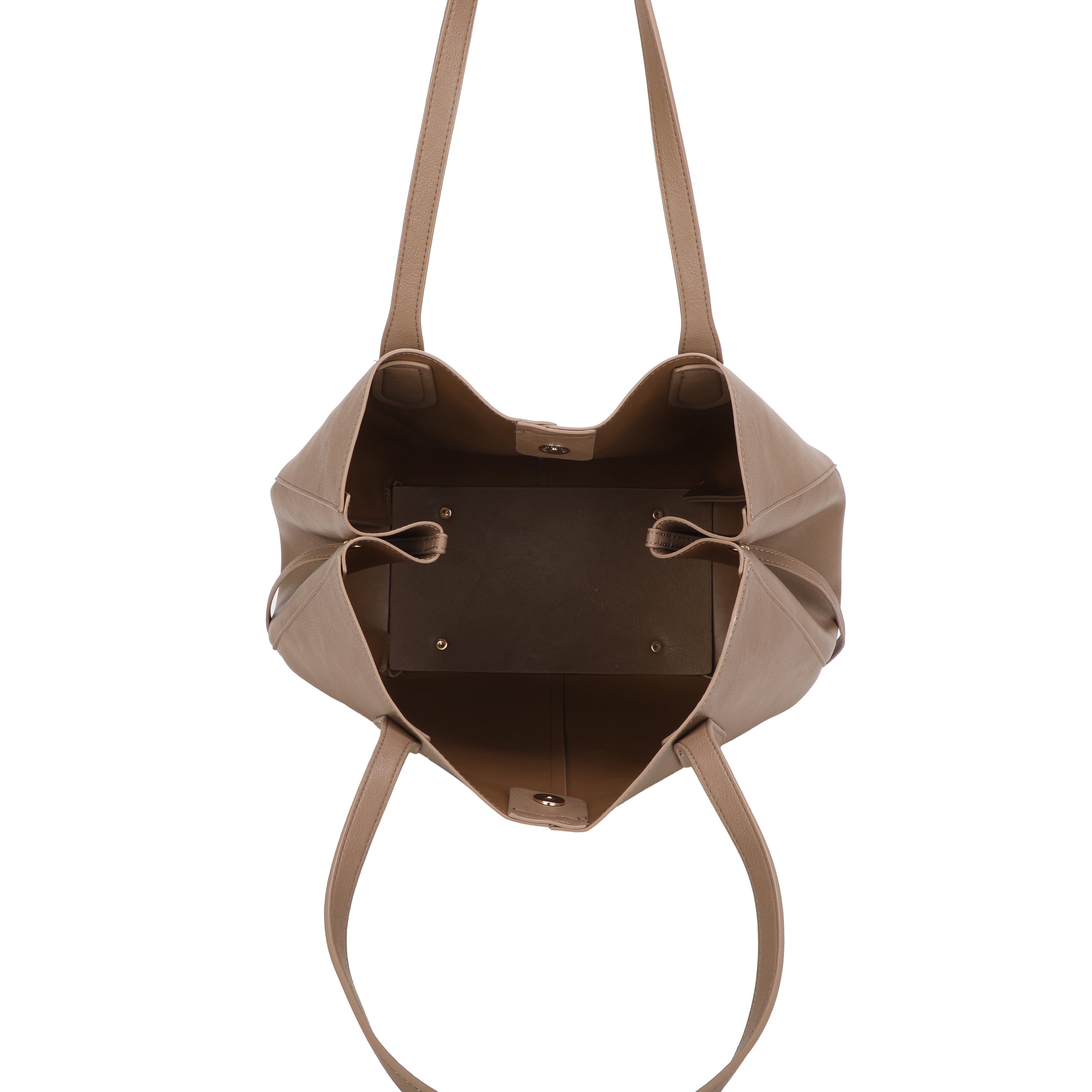 Carly Tote Bag - Taupe