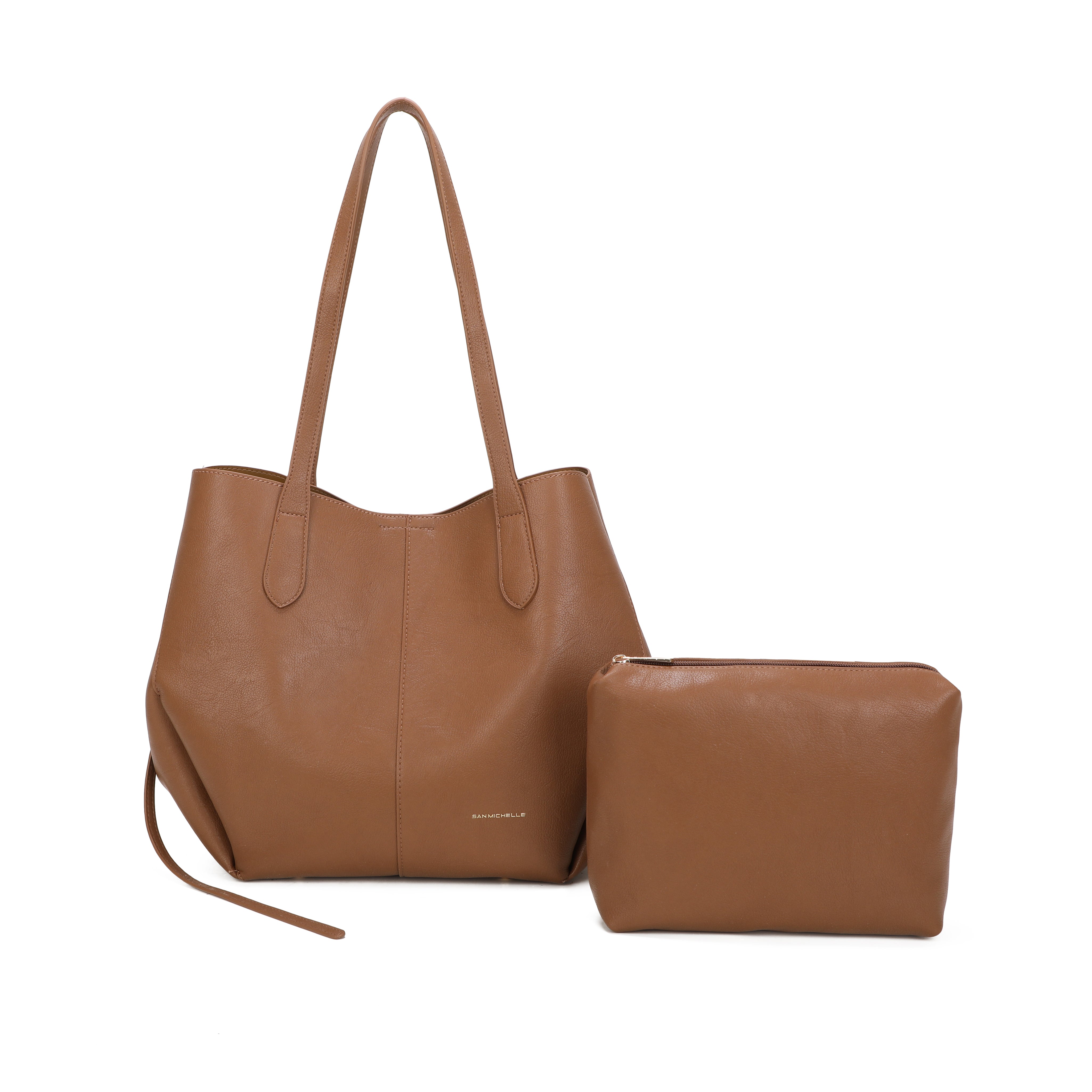 Carly Tote Bag - Brown