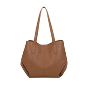 Carly Tote Bag - Brown