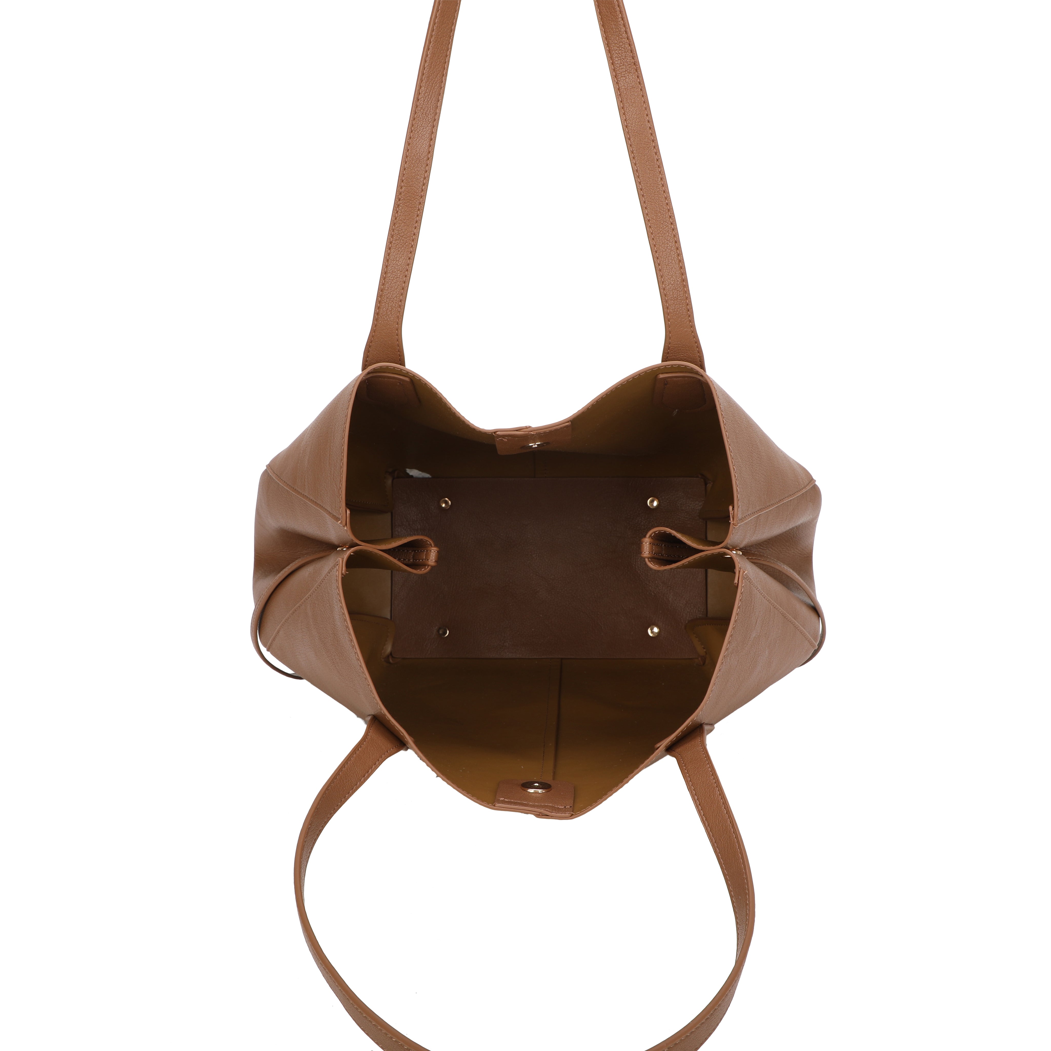 Carly Tote Bag - Brown