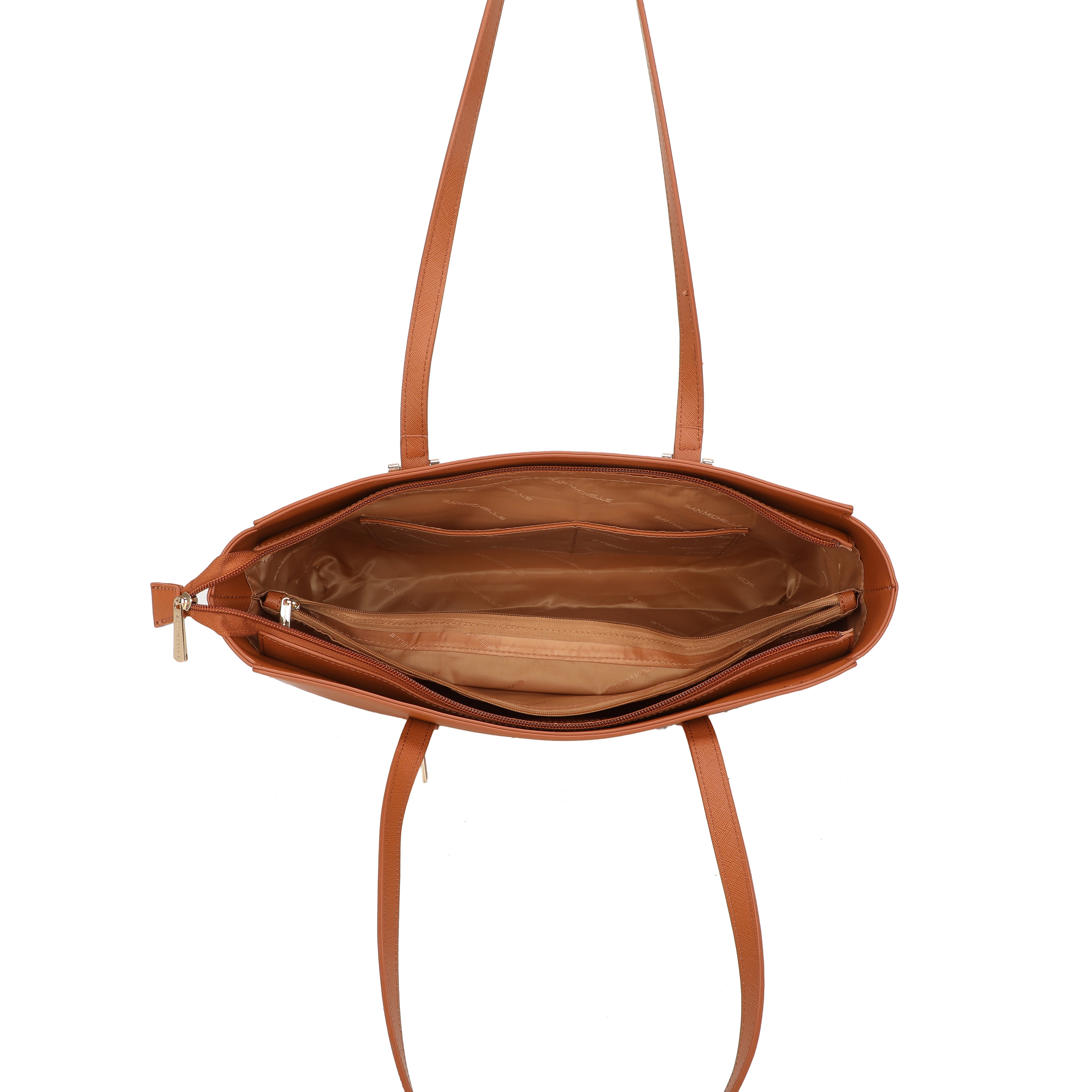 Faye Tote Bag - Brown