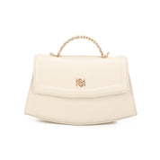 Amara Top Handle Bag - Beige
