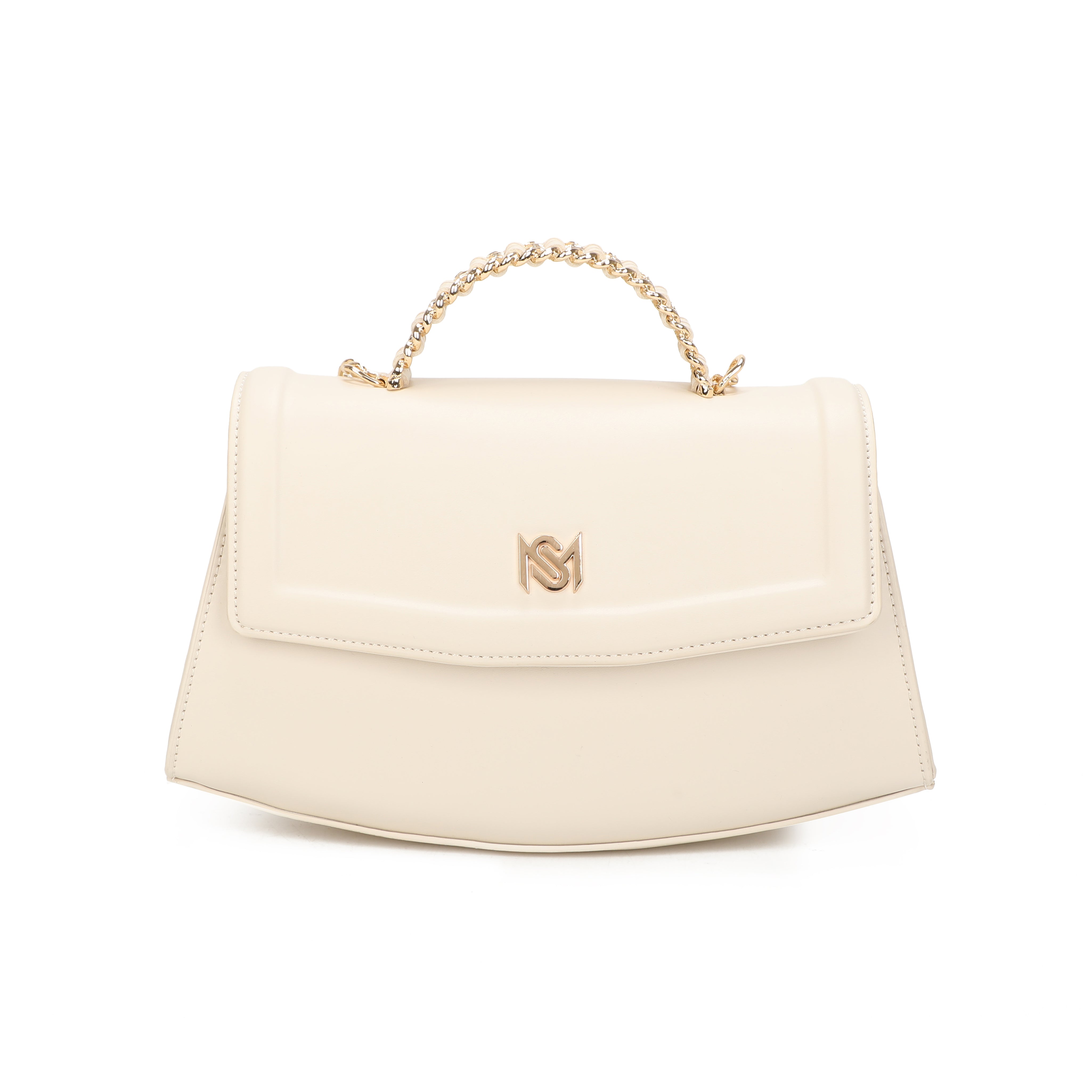 Amara Top Handle Bag - Beige