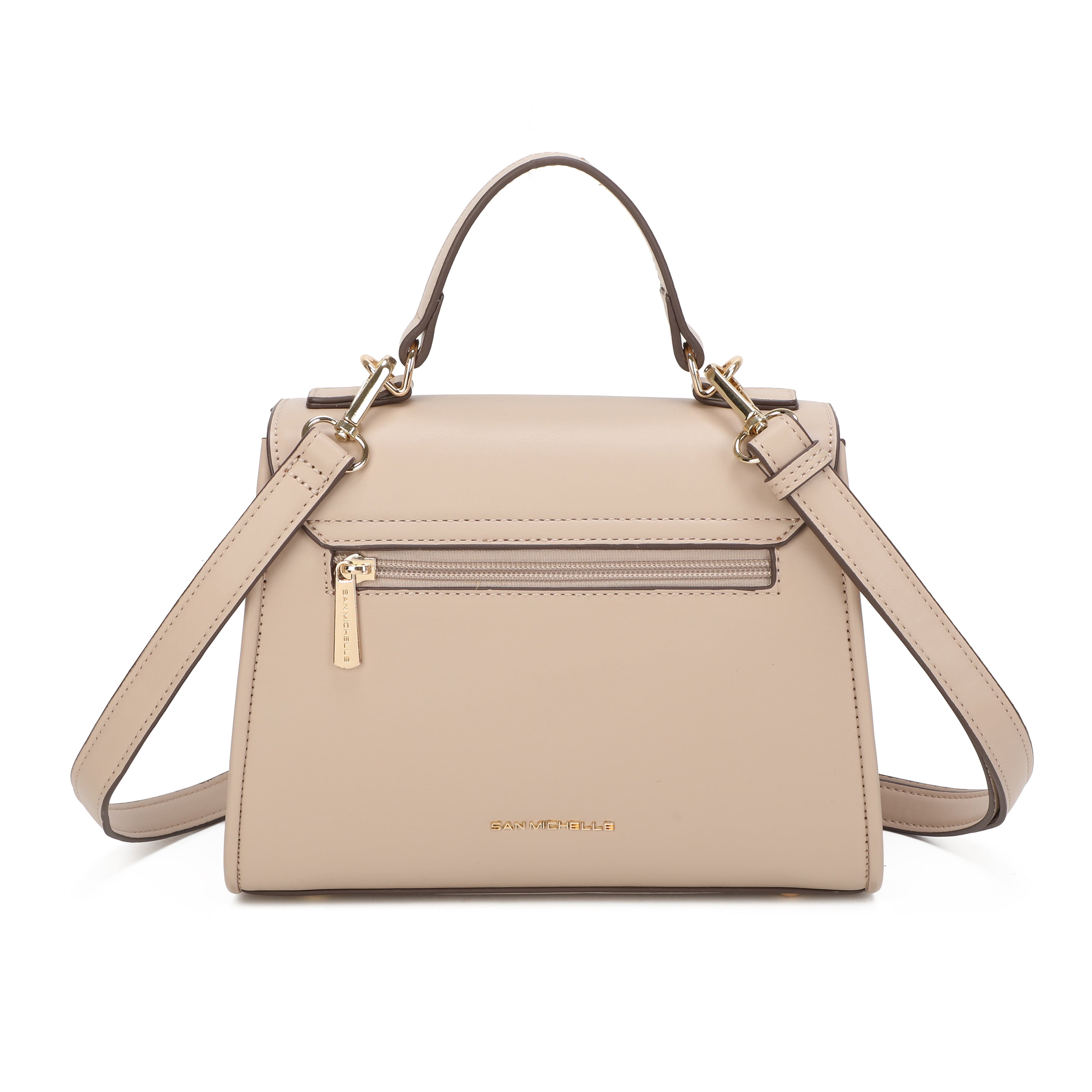 Amelie Top Handle Bag - Camel