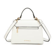 Amelie Top Handle Bag - White