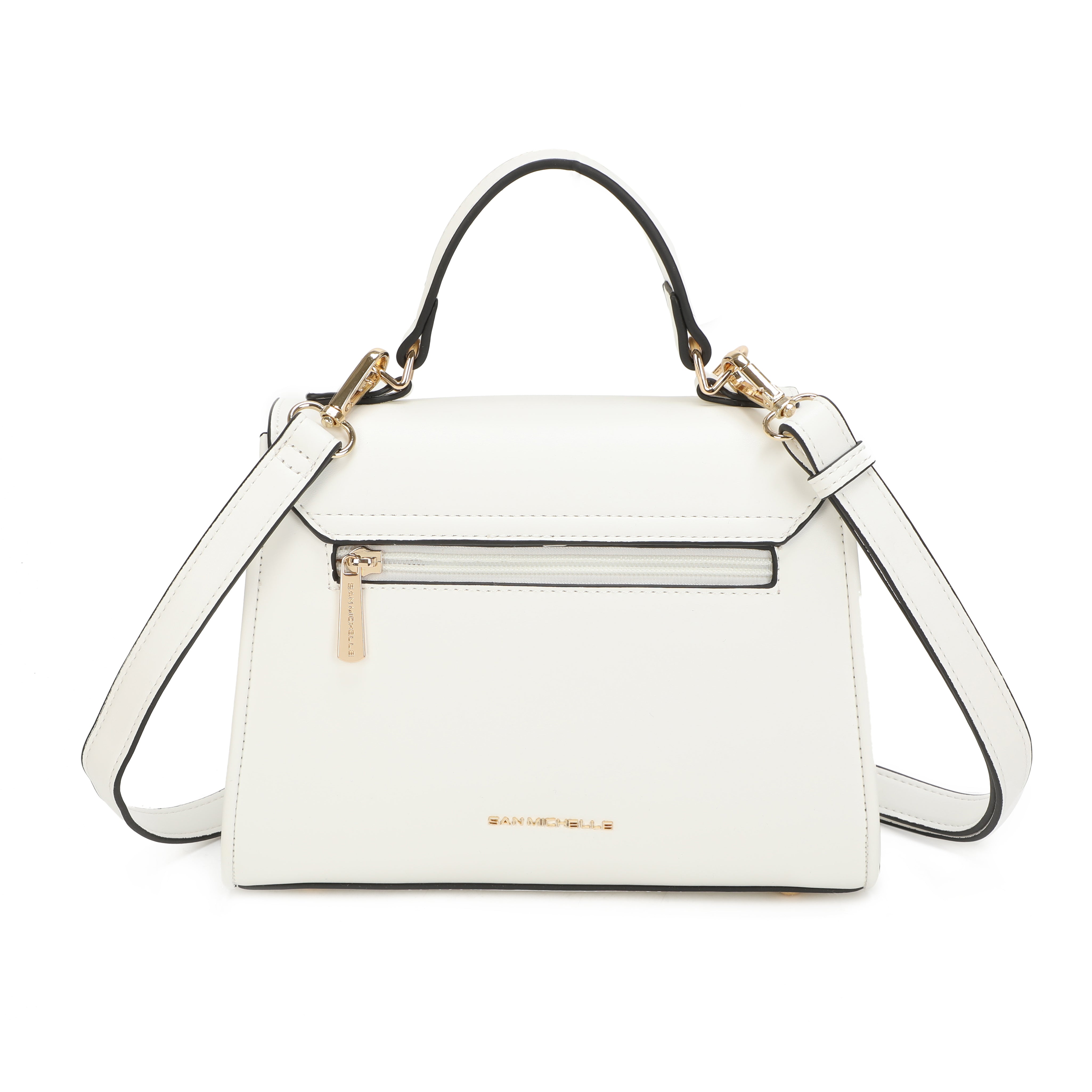 Amelie Top Handle Bag - White