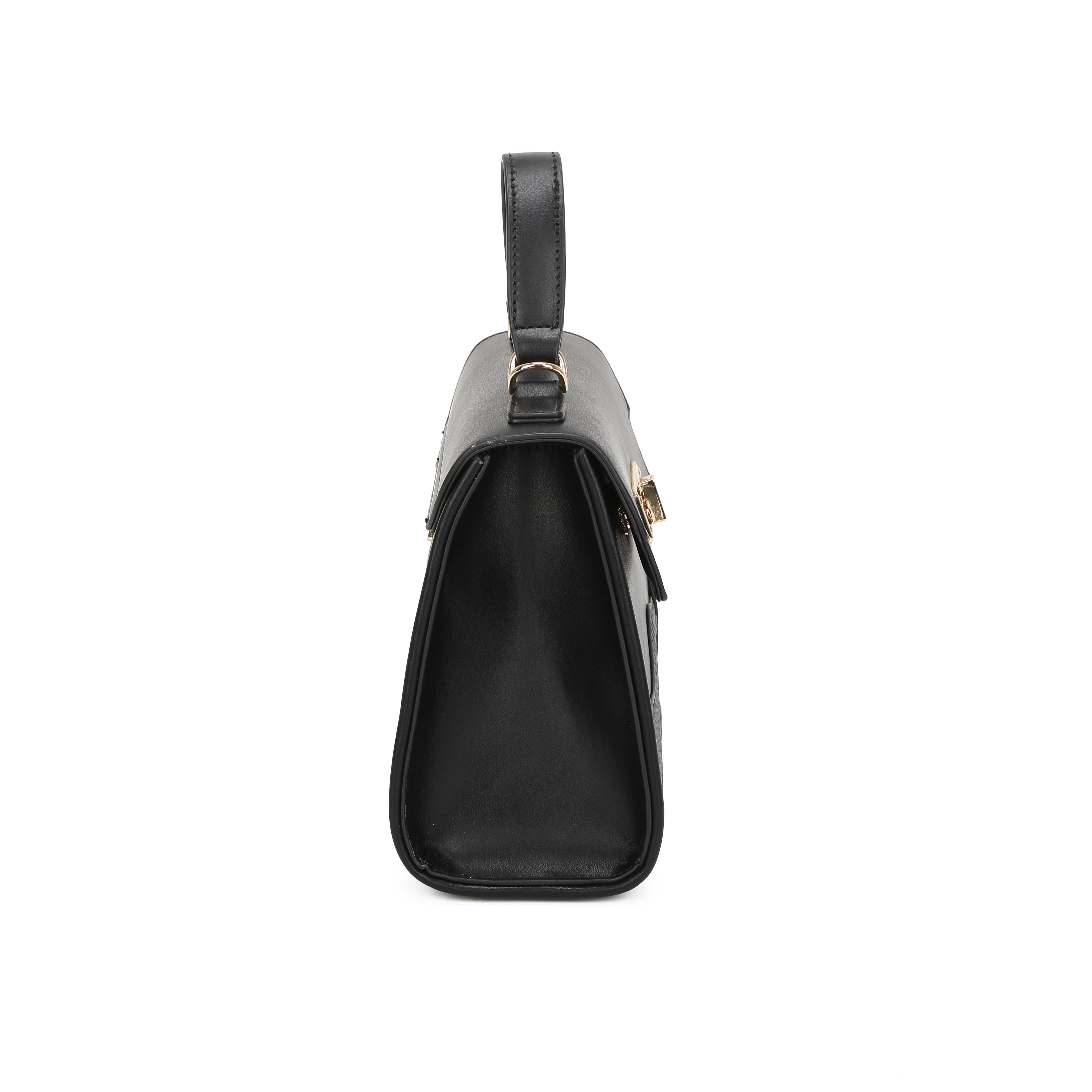 Amelie Top Handle Bag - Black