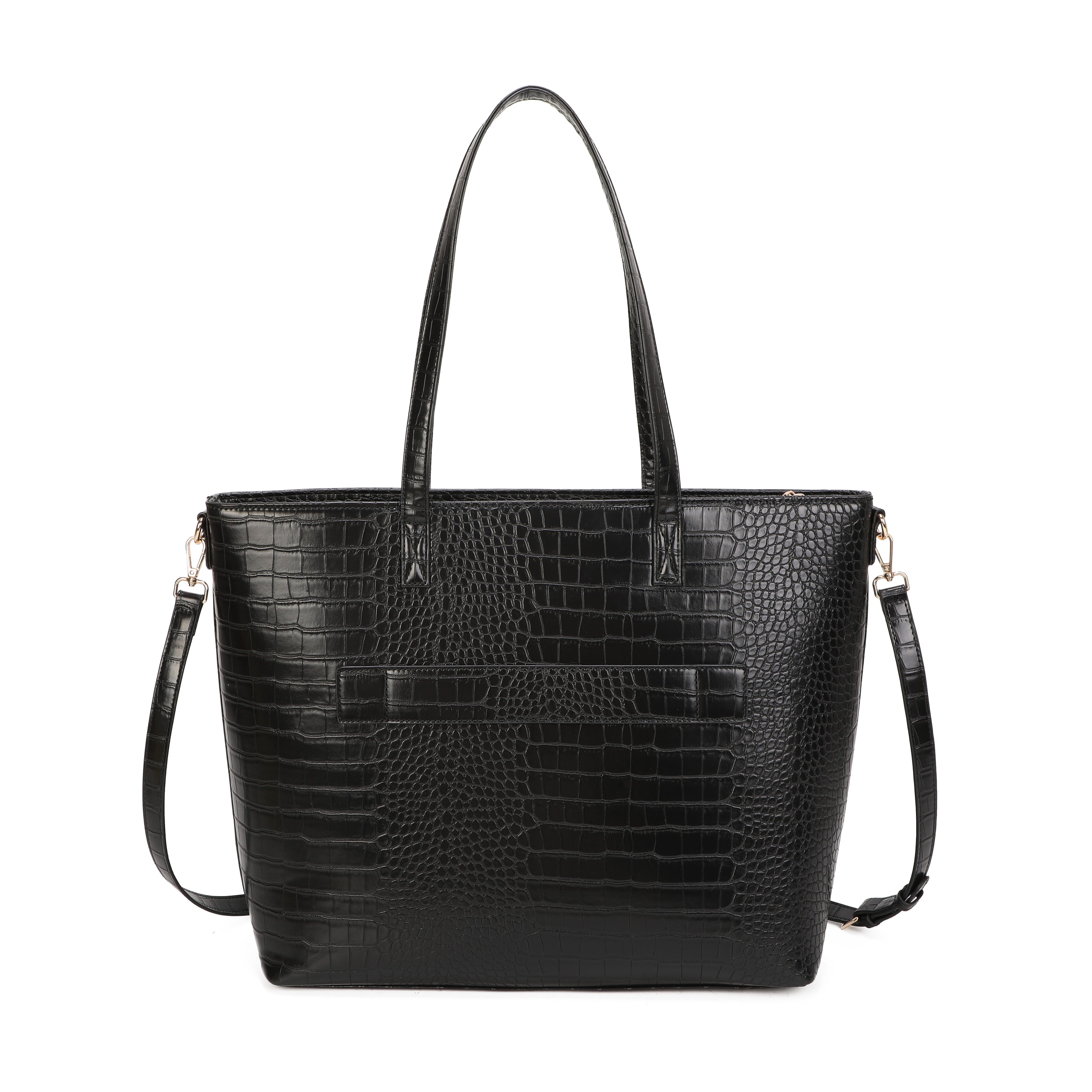 Amber Large Tote Bag - Black