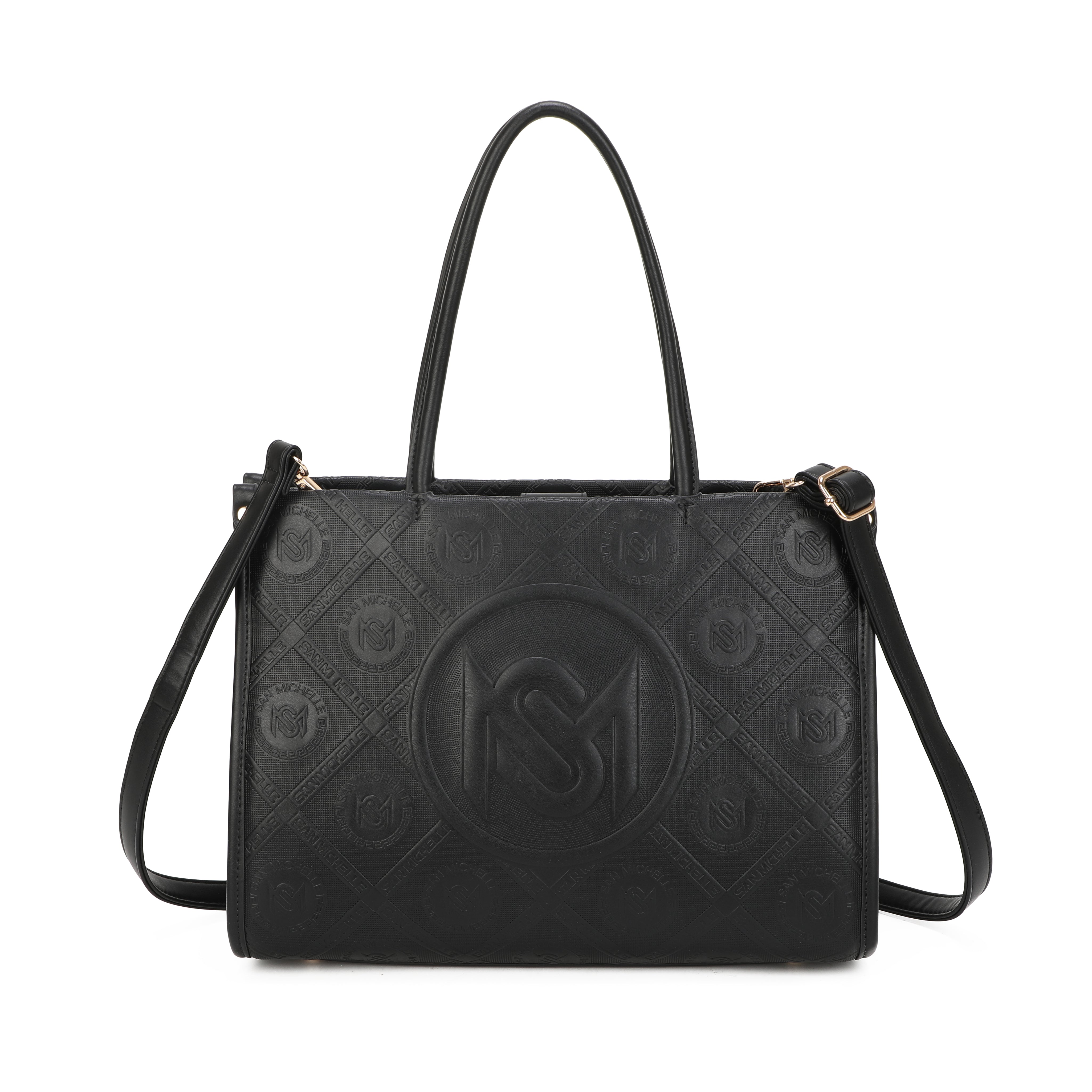 Mira Shopper Tote Bag - Black