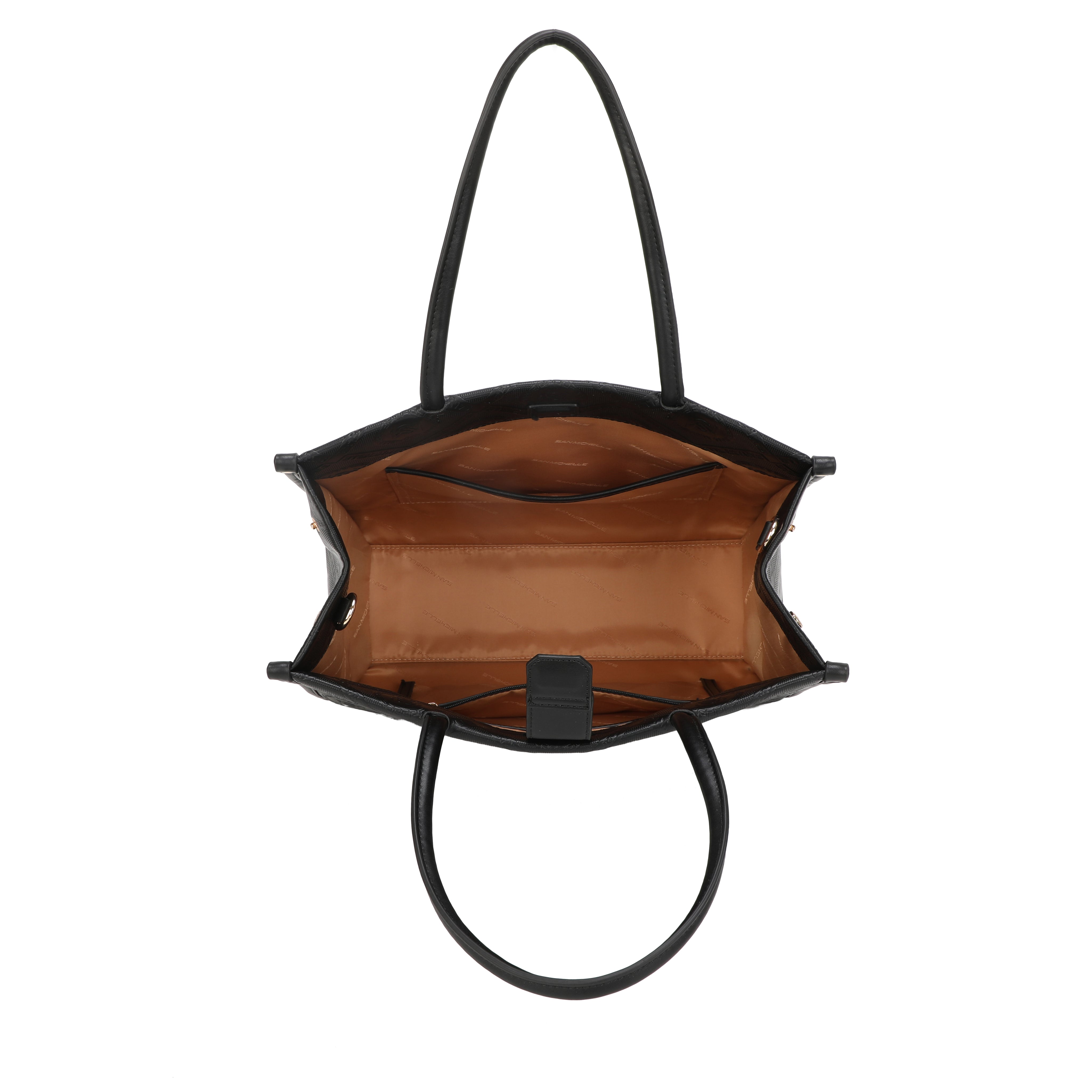 Mira Shopper Tote Bag - Black