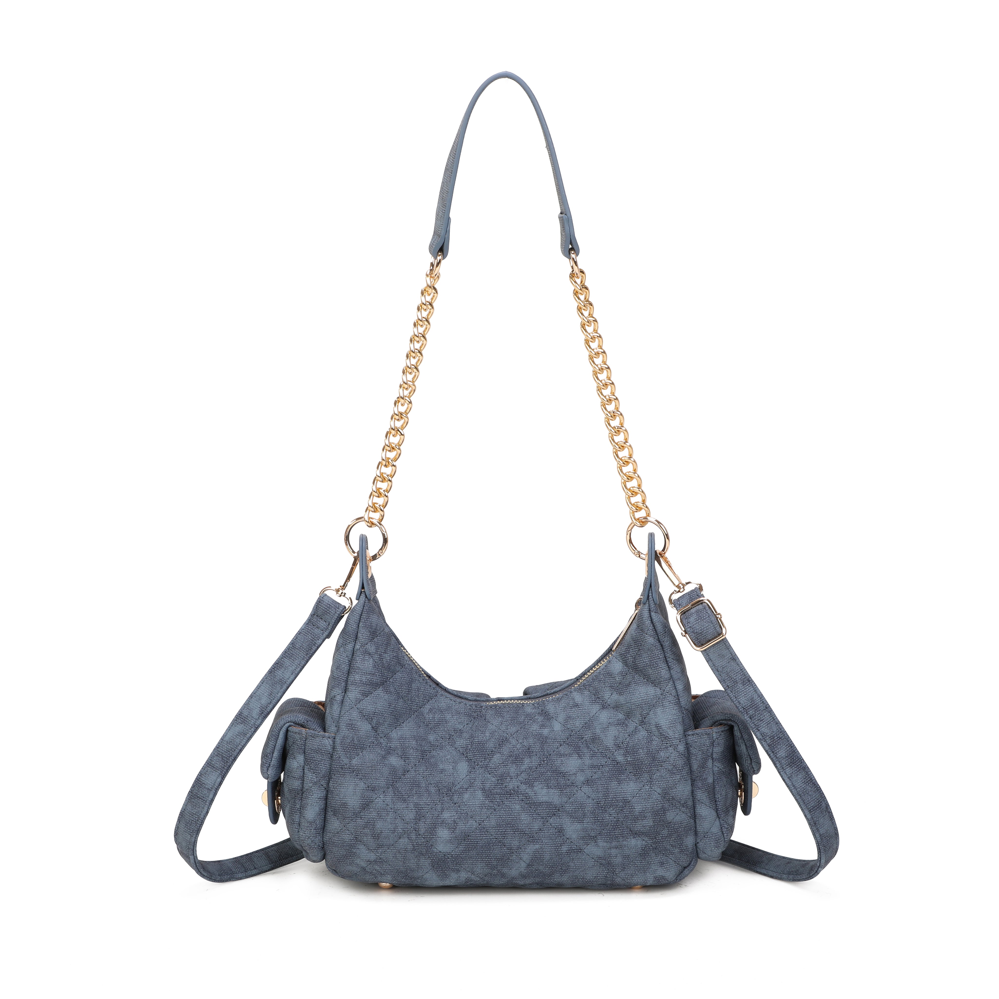 Naomi Shoulder Bag - Denim Blue