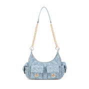 Naomi Shoulder Bag - Light Blue