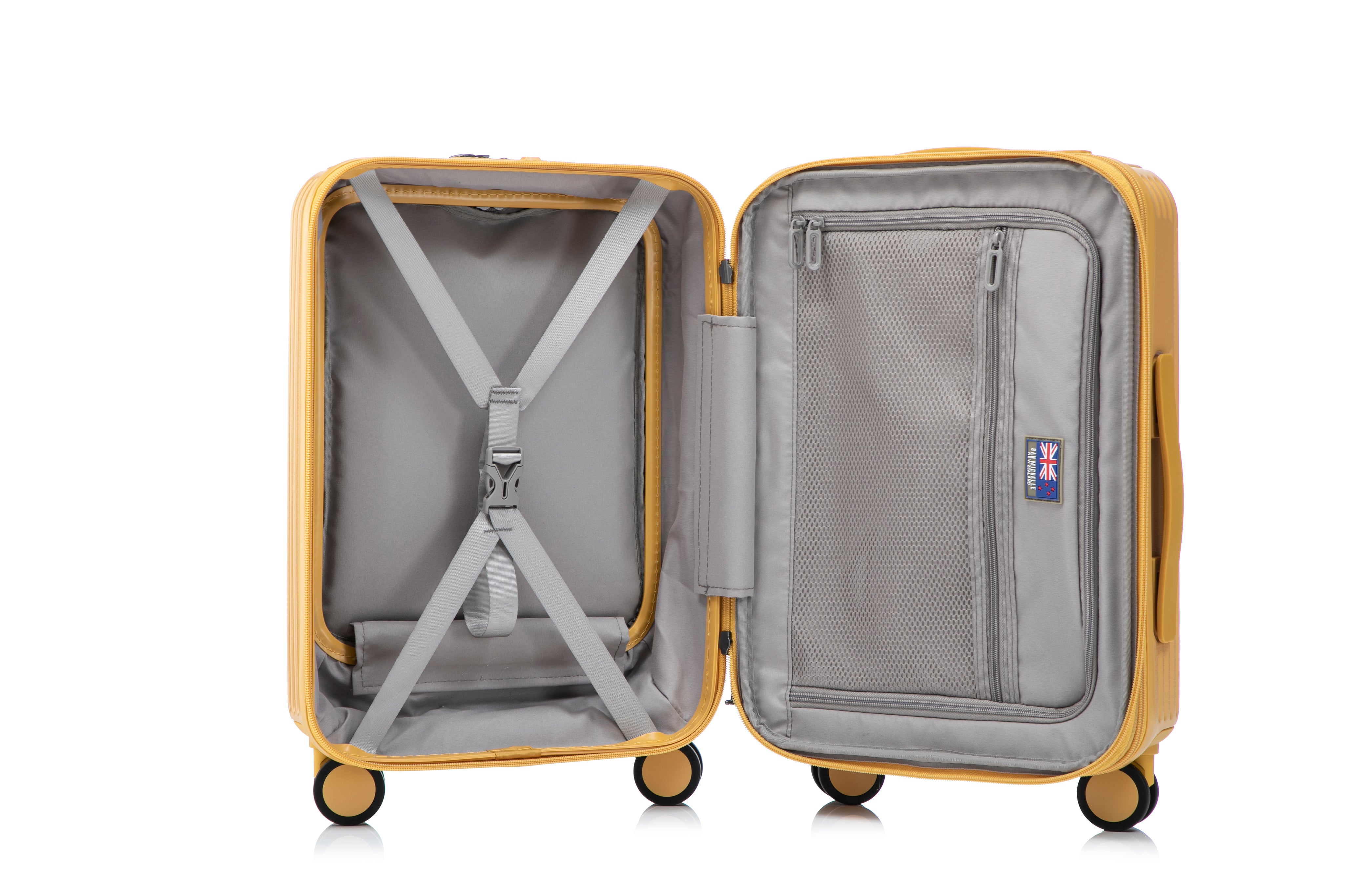 San Michelle Trailblazer Dual-Open Carry On 54cm - Yellow