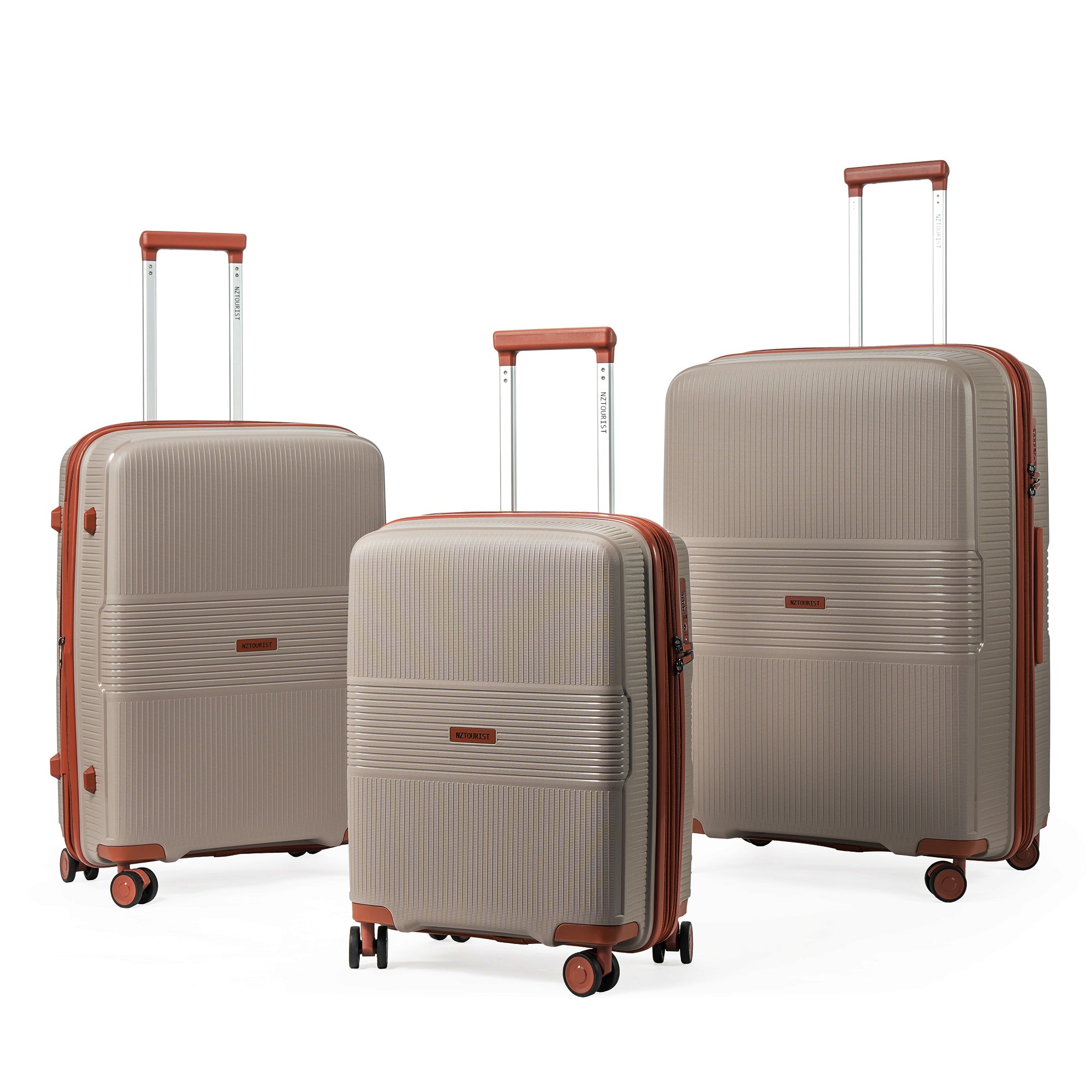 NZTourist Terra Luxe 76cm Suitcase - Taupe