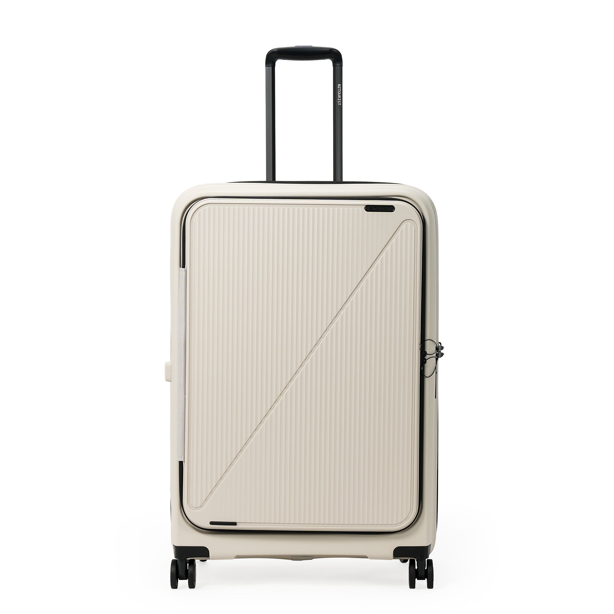 NZTourist Primo Dual Open 77cm Suitcase - Beige