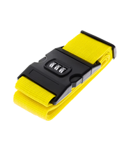 Suitcase Belt with Number Lock - Yellow