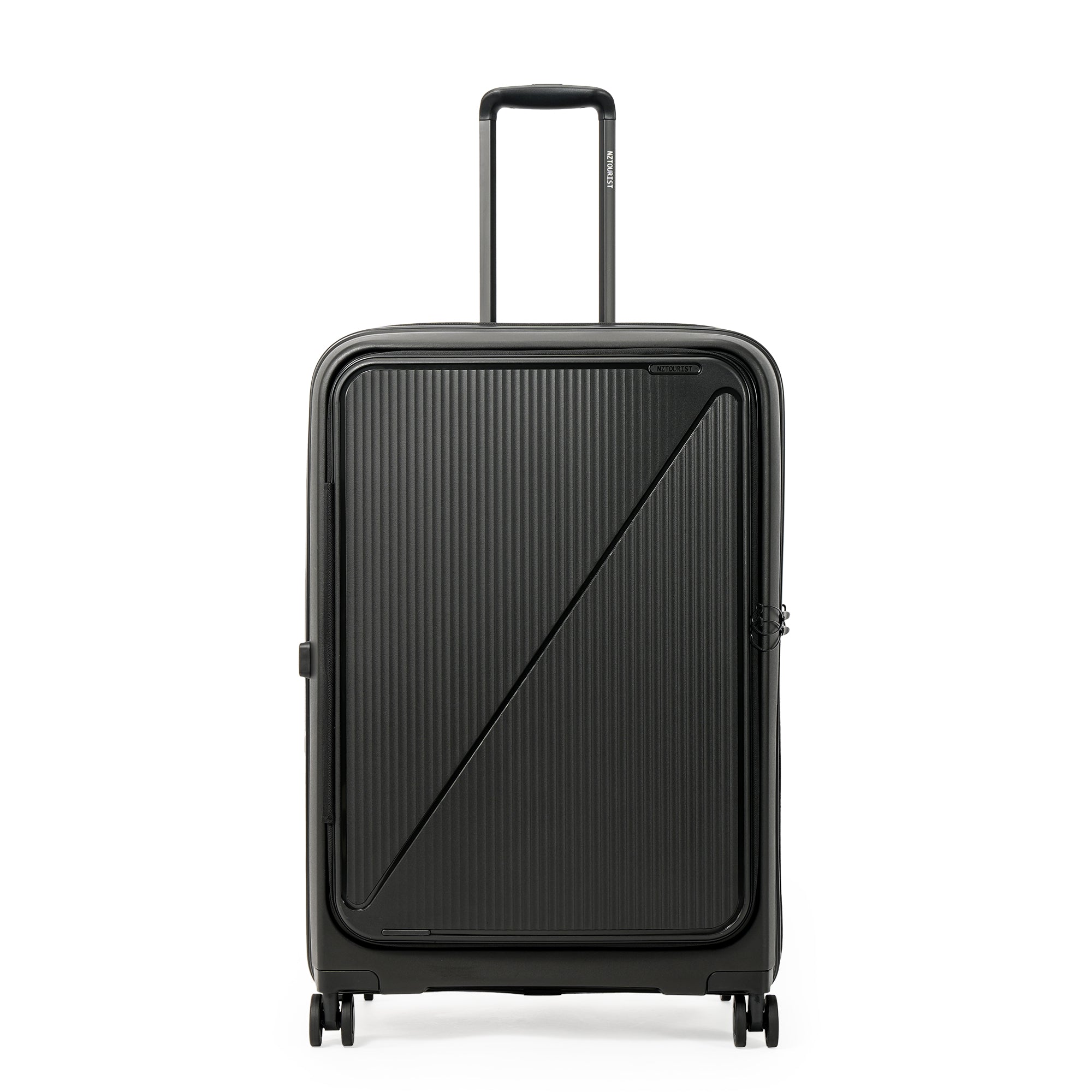 NZTourist Primo Dual Open 77cm Suitcase - Black