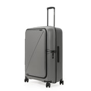 NZTourist Primo Dual Open 77cm Suitcase - Grey