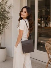 Jade Crossbody Bag - Coffee