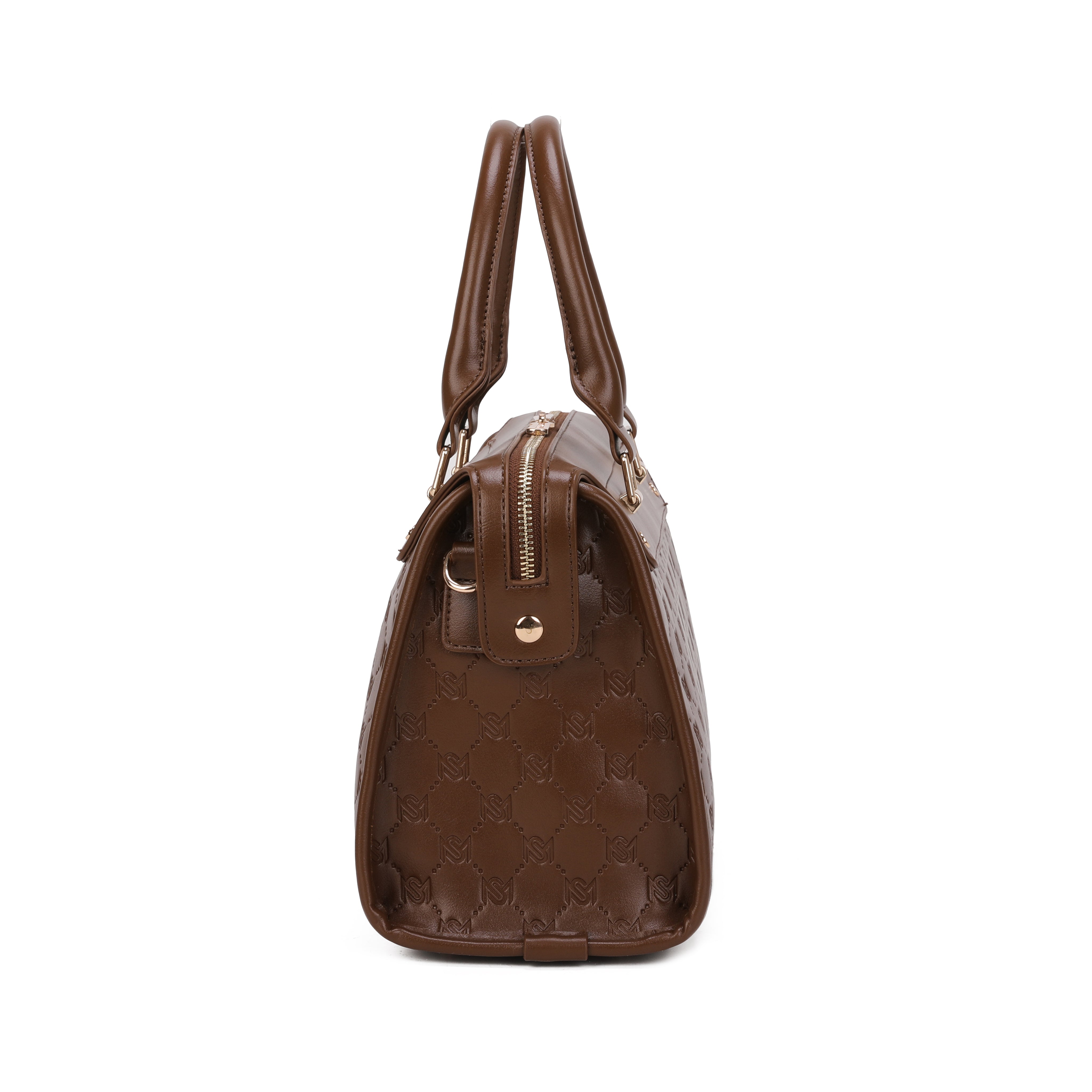 Sofia Satchel Bag - Coffee