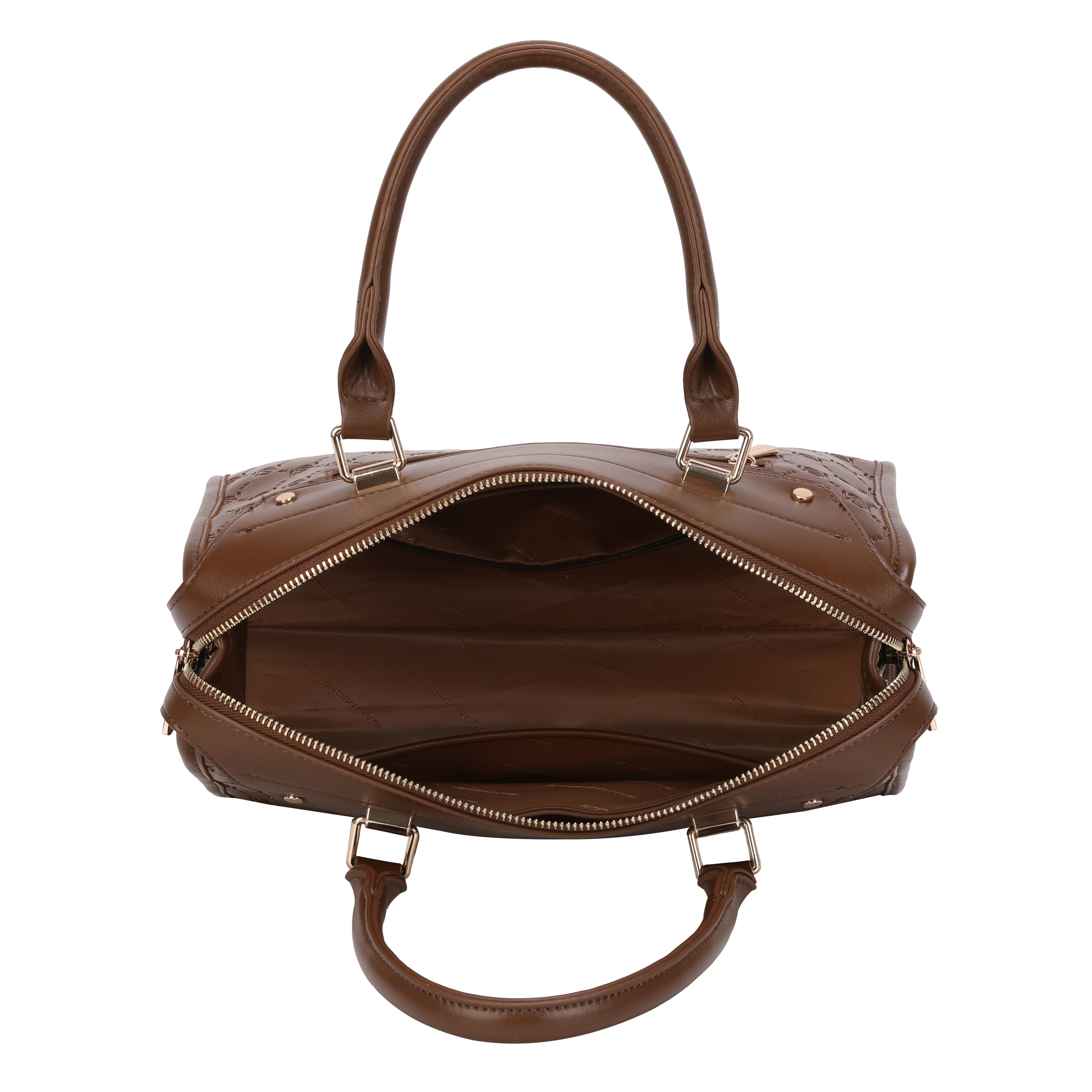 Sofia Satchel Bag - Coffee