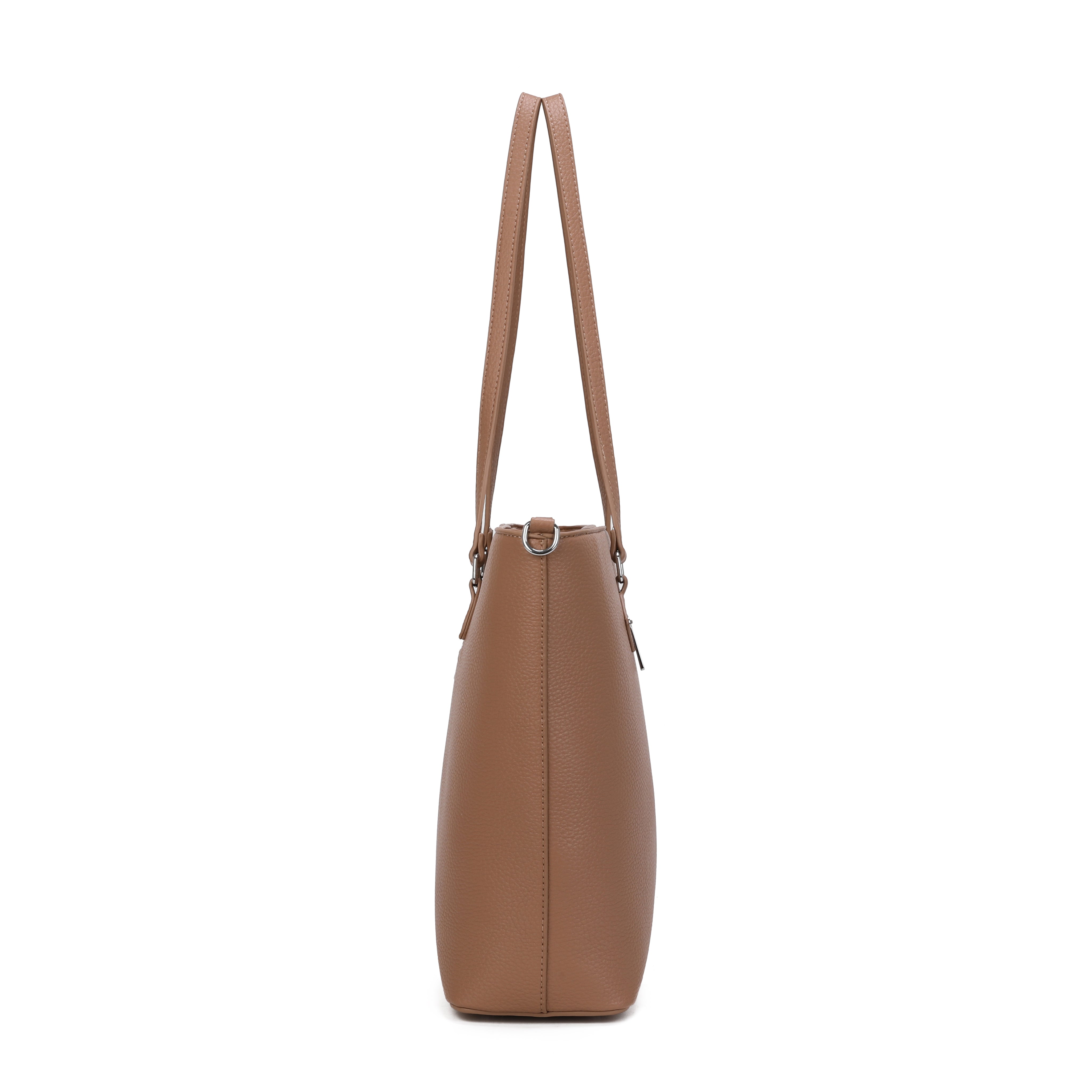 Jane Large Tote Bag - Brown