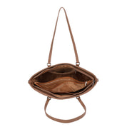 Jane Large Tote Bag - Brown