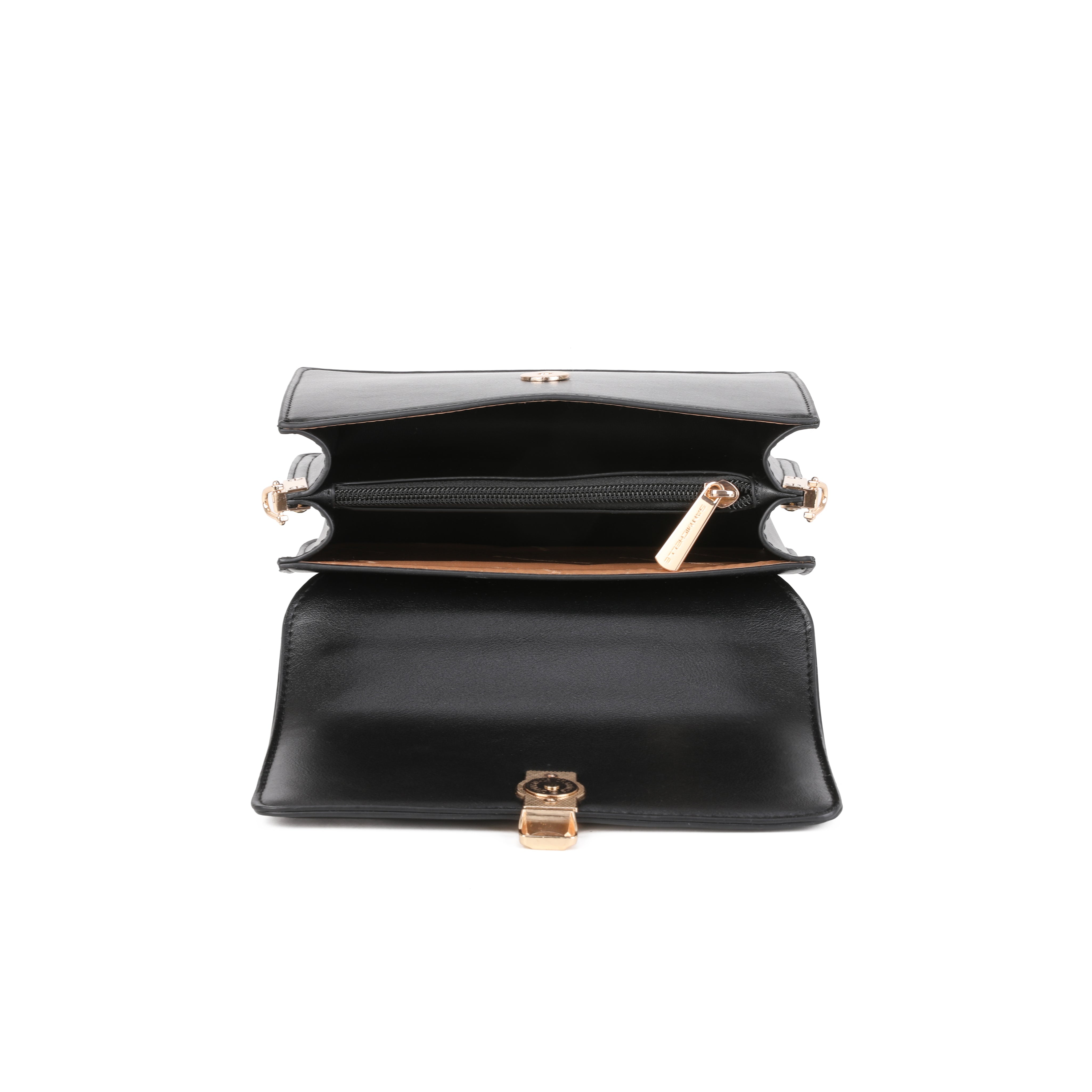 Debbie Small Top Handle Bag - Black