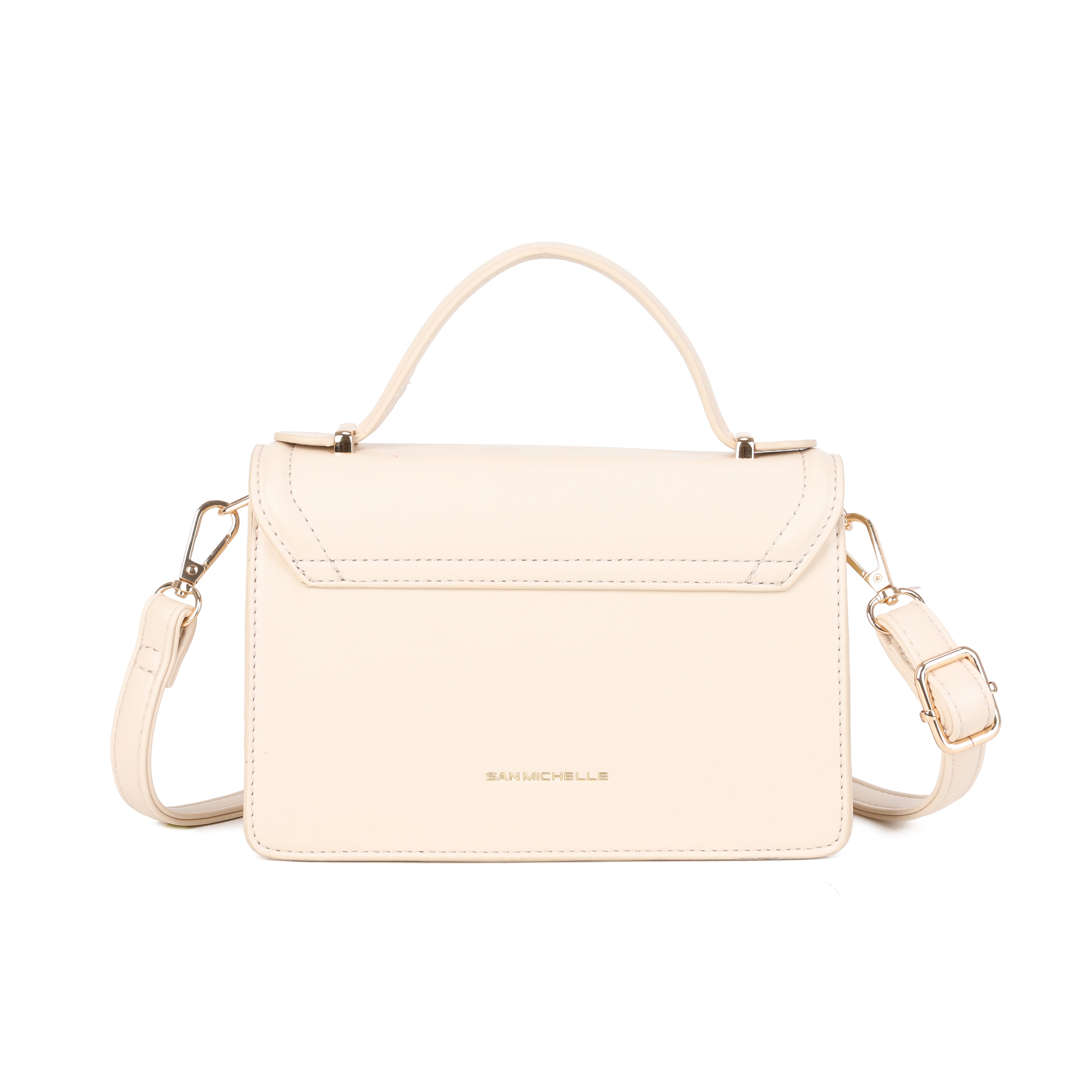 Debbie Small Top Handle Bag - Cream