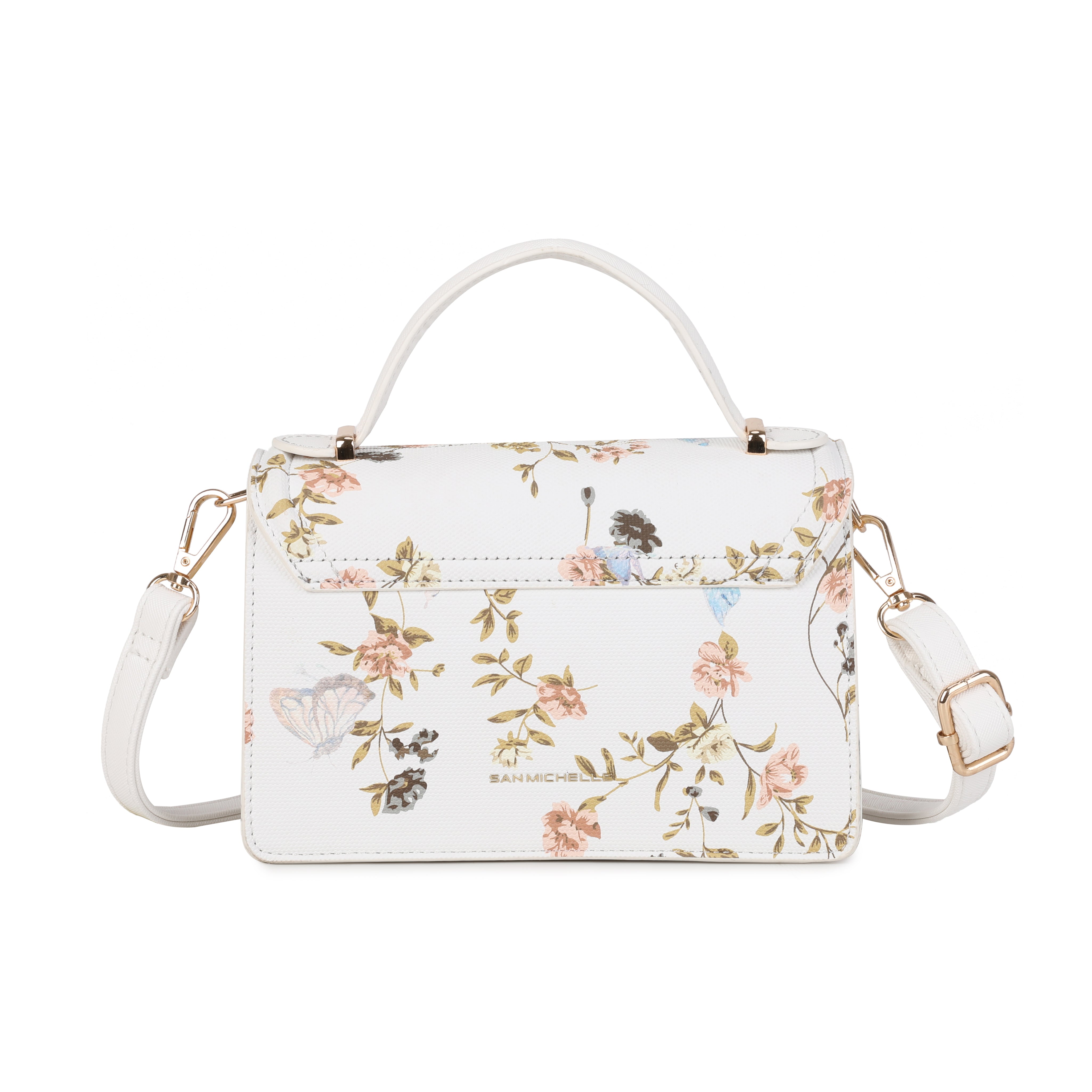 Debbie Small Top Handle Bag - White