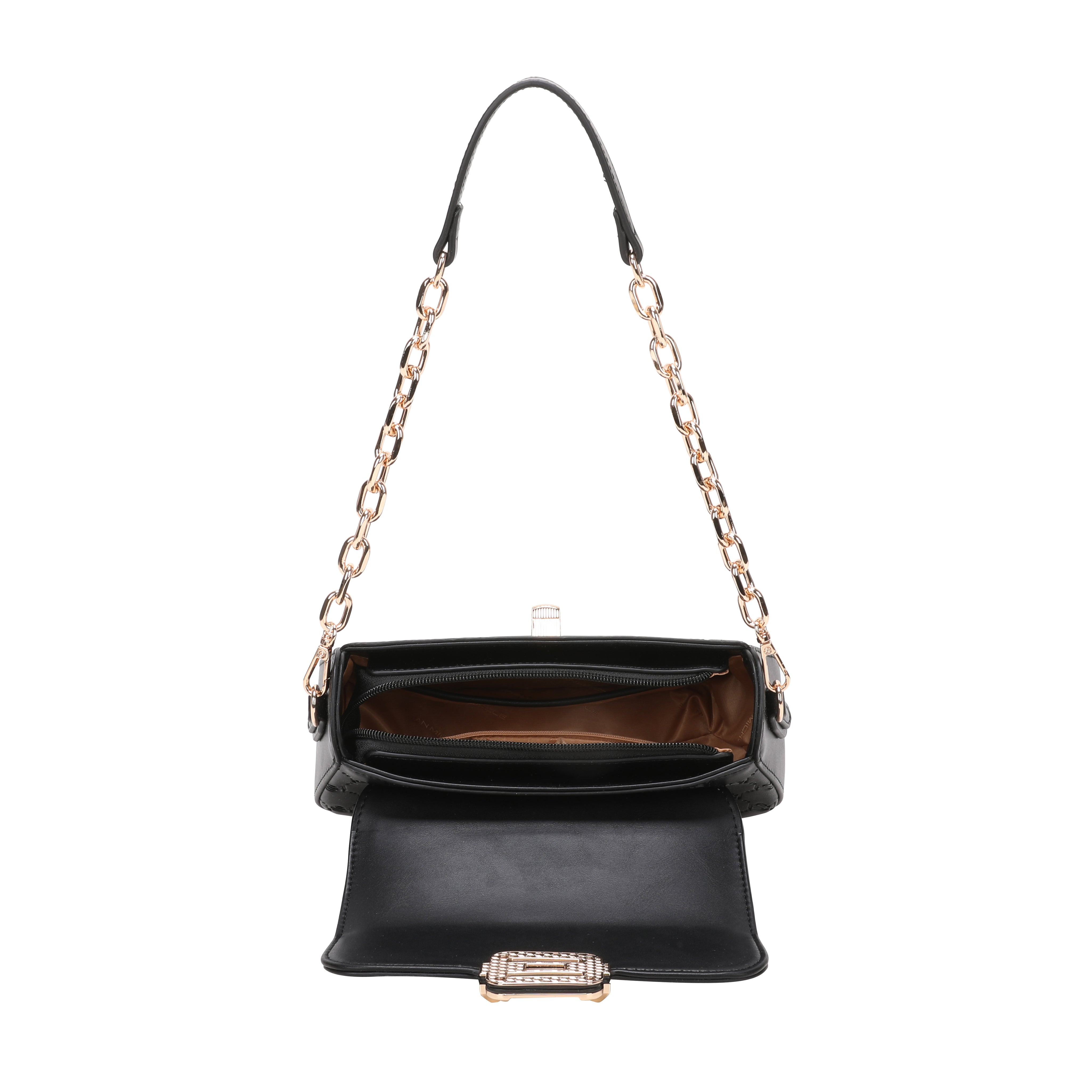 Yvette Crossbody Bag - Black