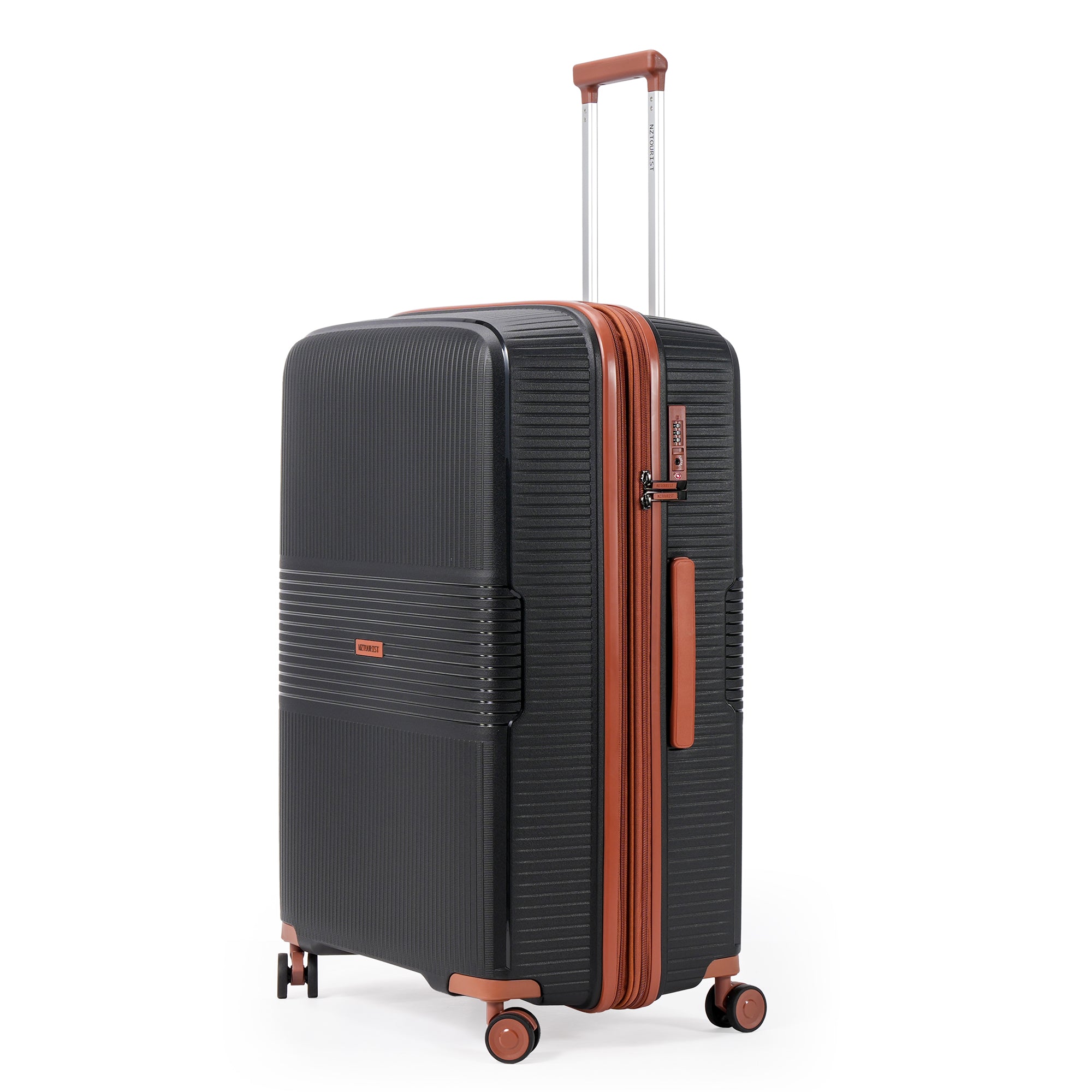 NZTourist Terra Luxe 76cm Suitcase - Black
