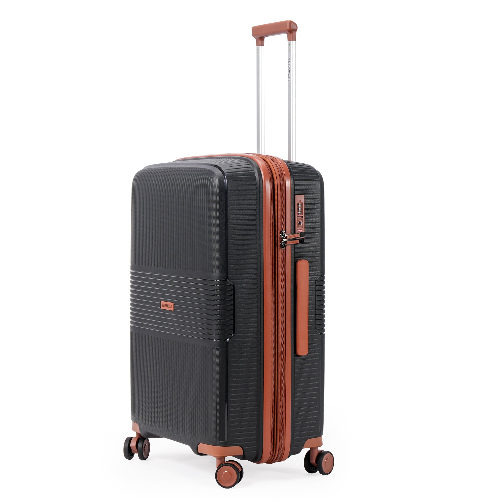 NZTourist Terra Luxe 67cm Suitcase - Black