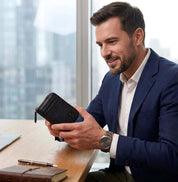 Rowan Leather Card Wallet - Black