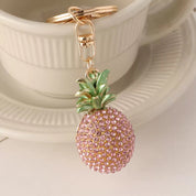 Crystal Pineapple Bag Charm