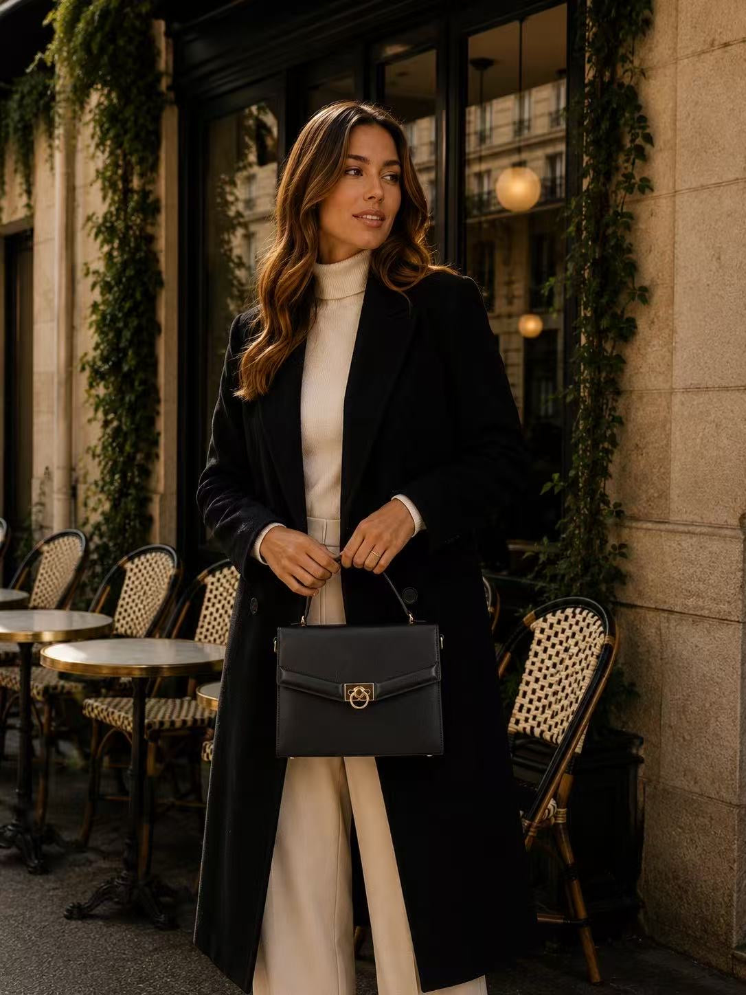Collins Messenger Bag - Black