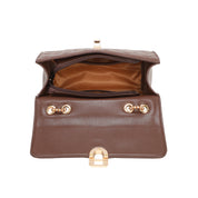 Kendra Chained Crossbody Bag - Coffee