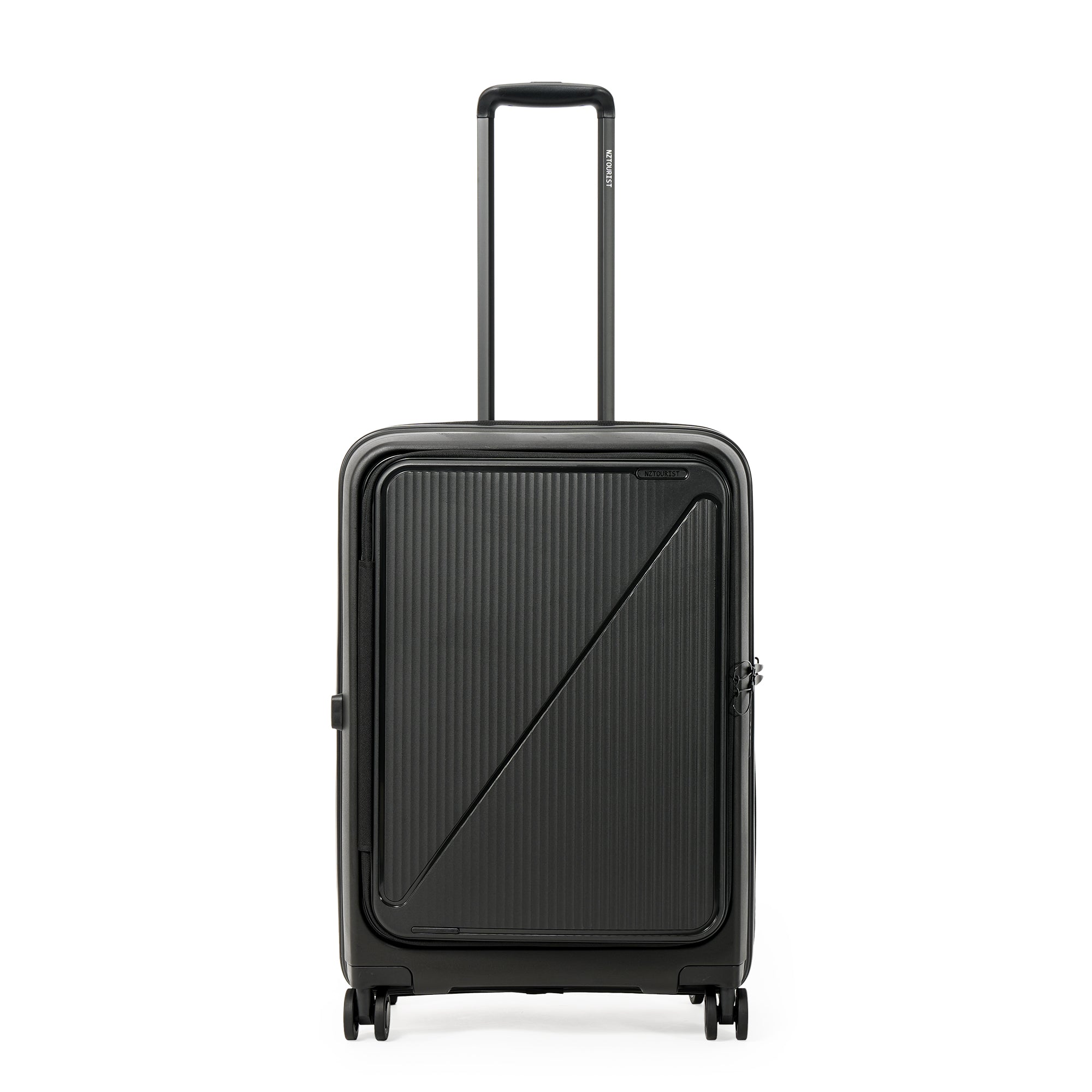 NZTourist Primo Dual Open 66cm Suitcase - Black