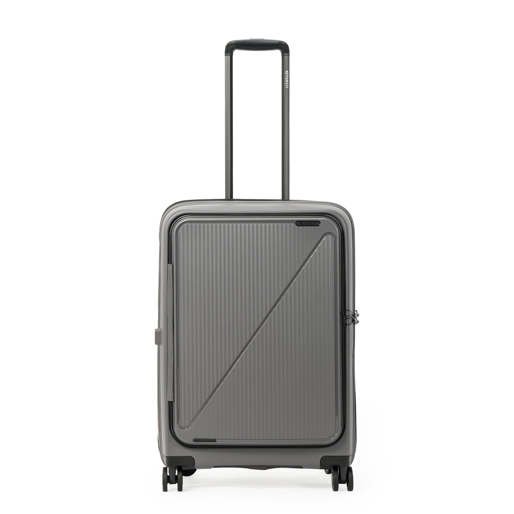 NZTourist Primo Dual Open 66cm Suitcase - Grey