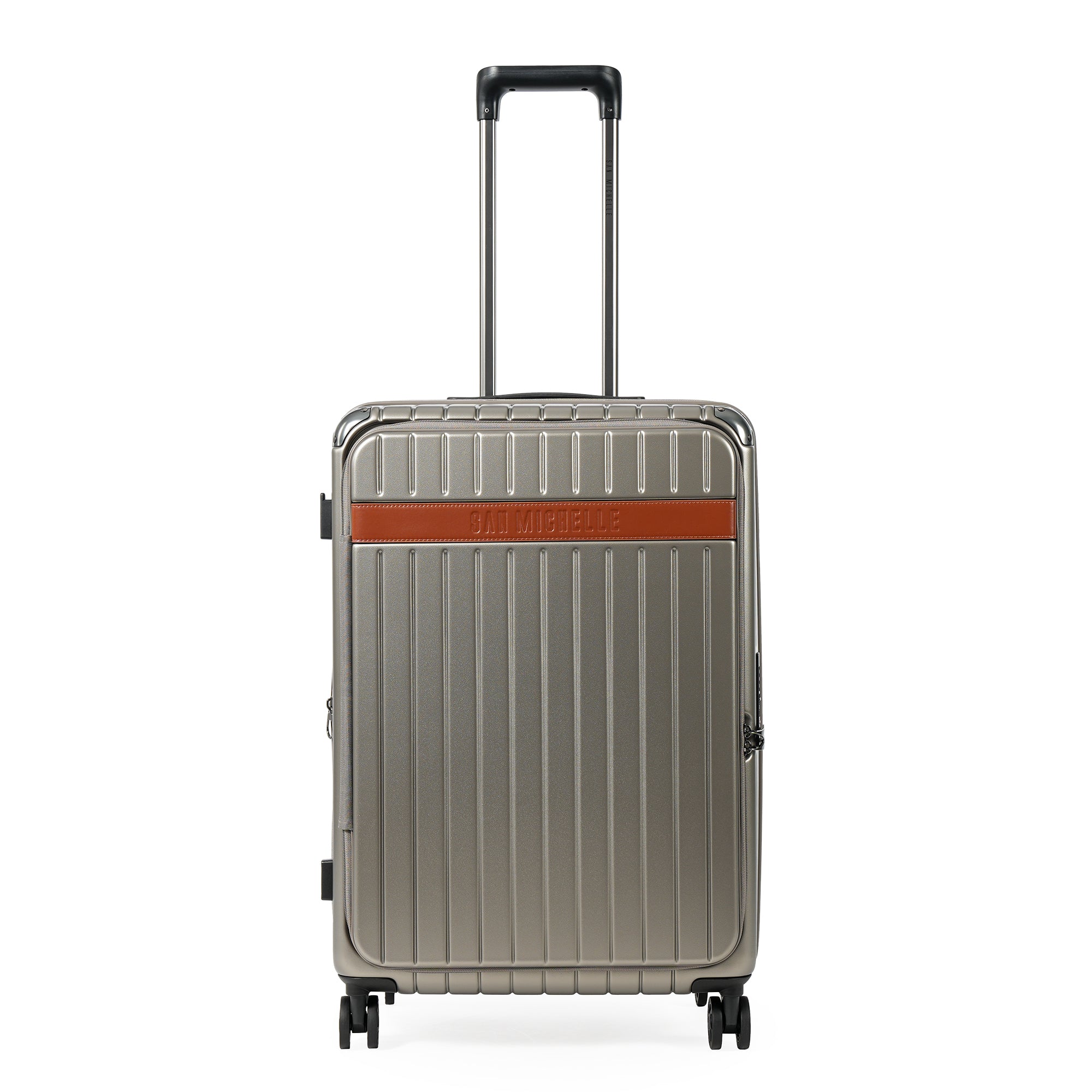 San Michelle Wayfarer Front-Open Suitcase 67cm - Champagne