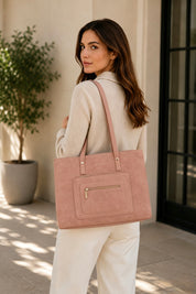 Ada Tote Bag - Salmon Pink