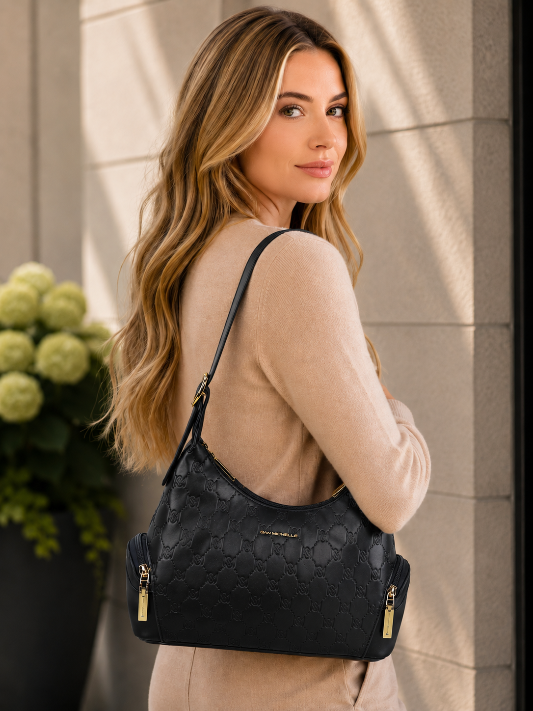 Fiona Shoulder Bag - Black