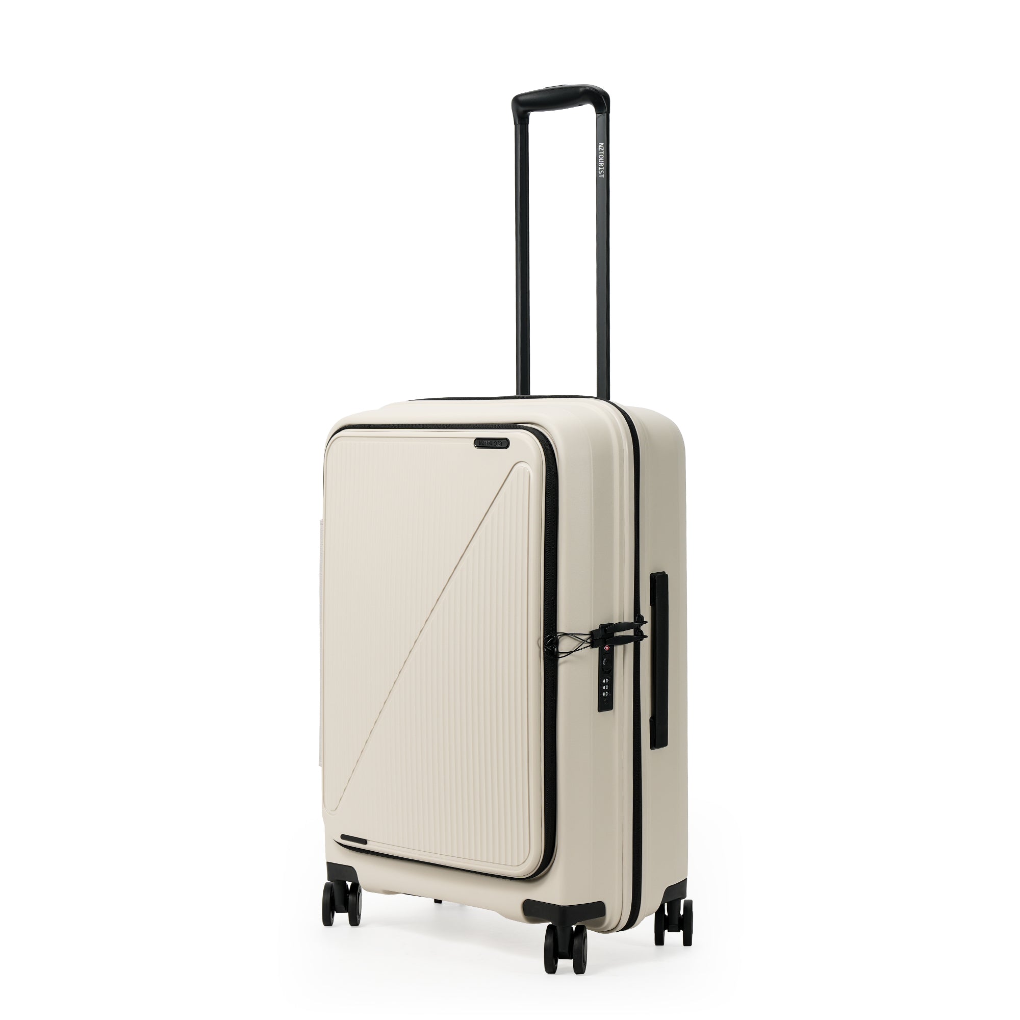NZTourist Primo Dual Open 66cm Suitcase - Beige