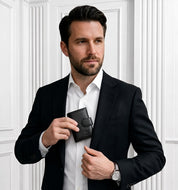 Ellis Leather Wallet - Black