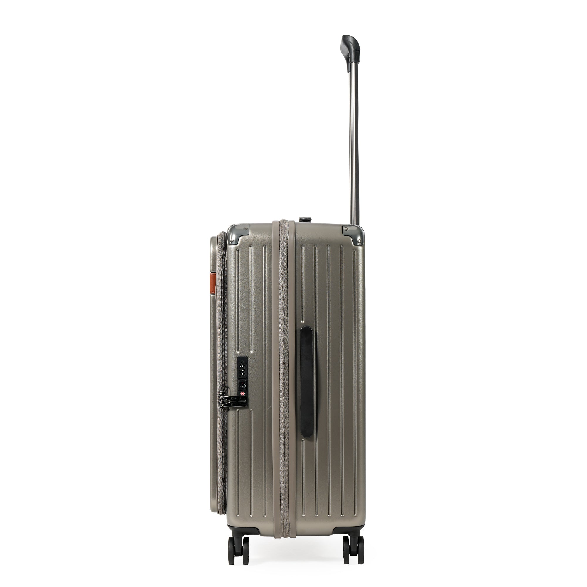 San Michelle Wayfarer Front-Open Suitcase 67cm - Champagne