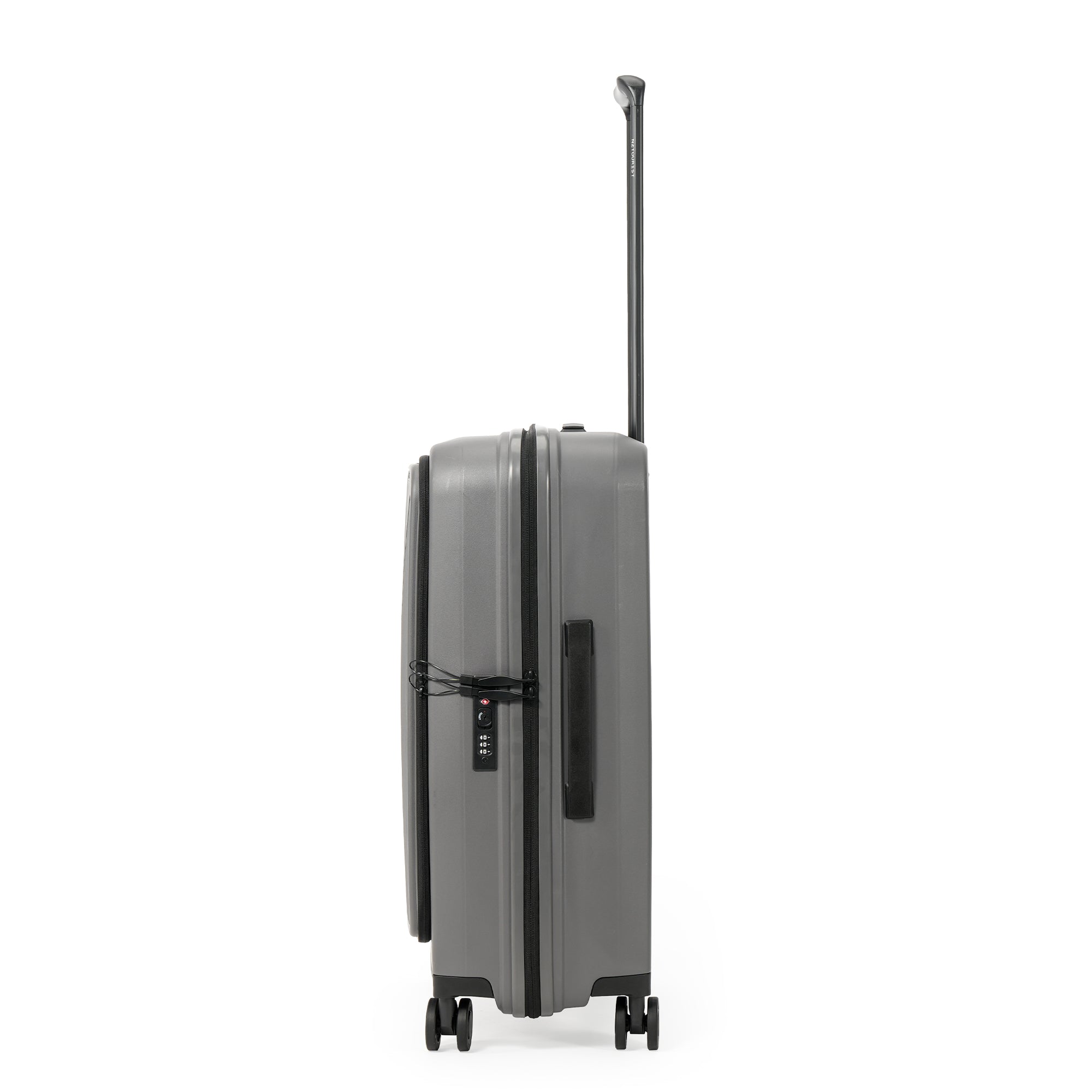 NZTourist Primo Dual Open 77cm Suitcase - Grey