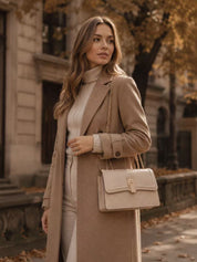 Charmaine Chained Crossbody Bag - Taupe